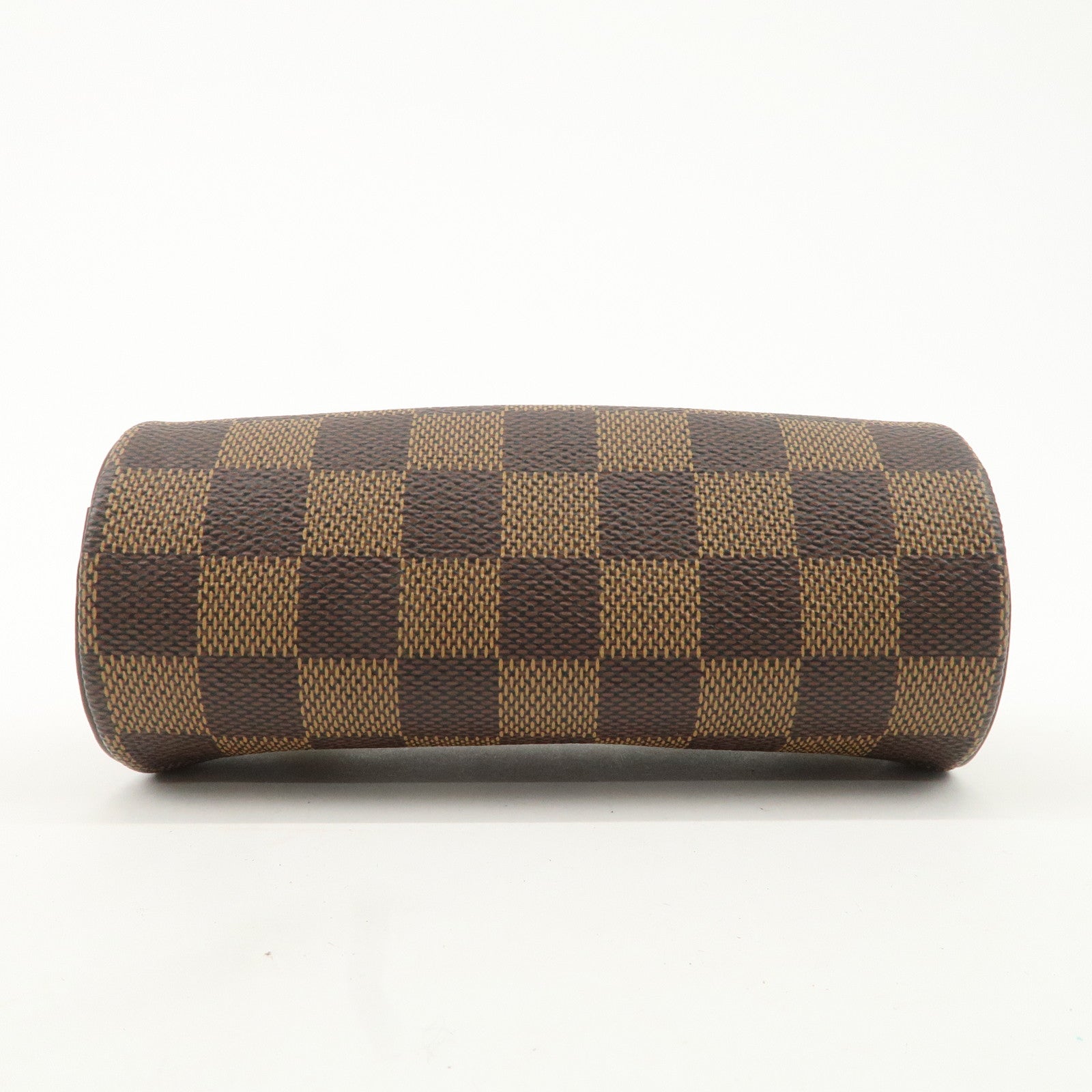 Louis Vuitton Damier Ebene Mini Pouch for Papillon Bag Brown Used