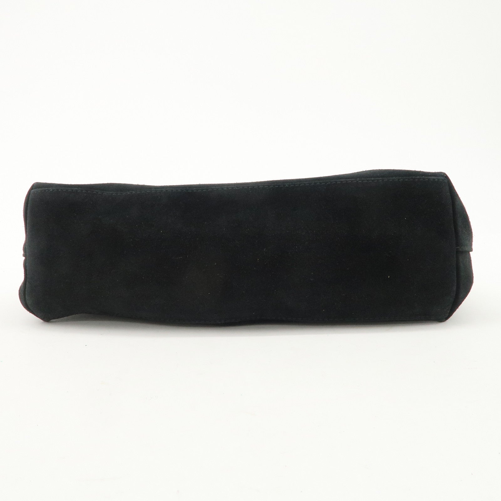 GUCCI Bamboo Leather One-Shoulder Bag Black 001.3244 Used