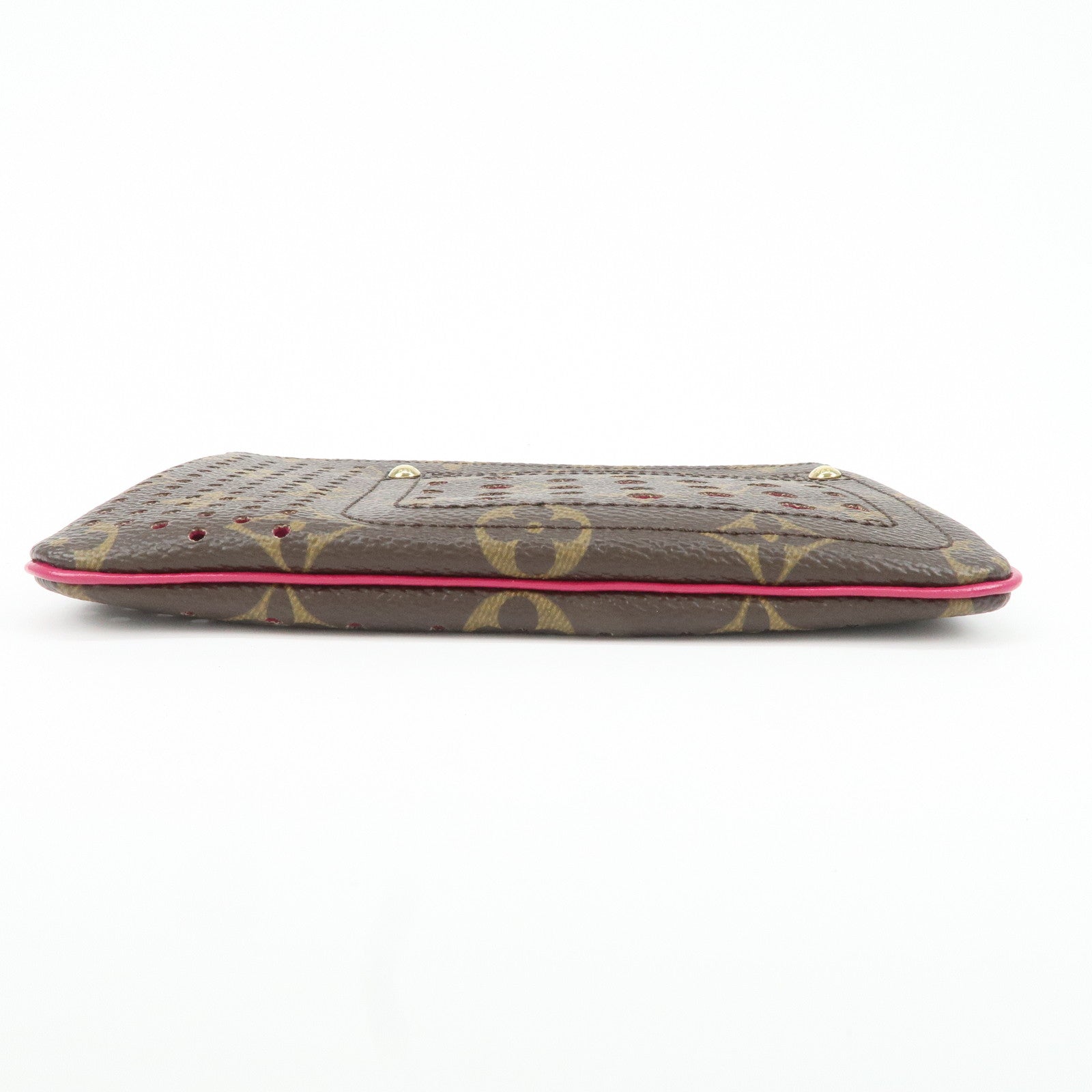 Louis Vuitton Monogram Perforated Pochette Plat Pouch M95219 Used