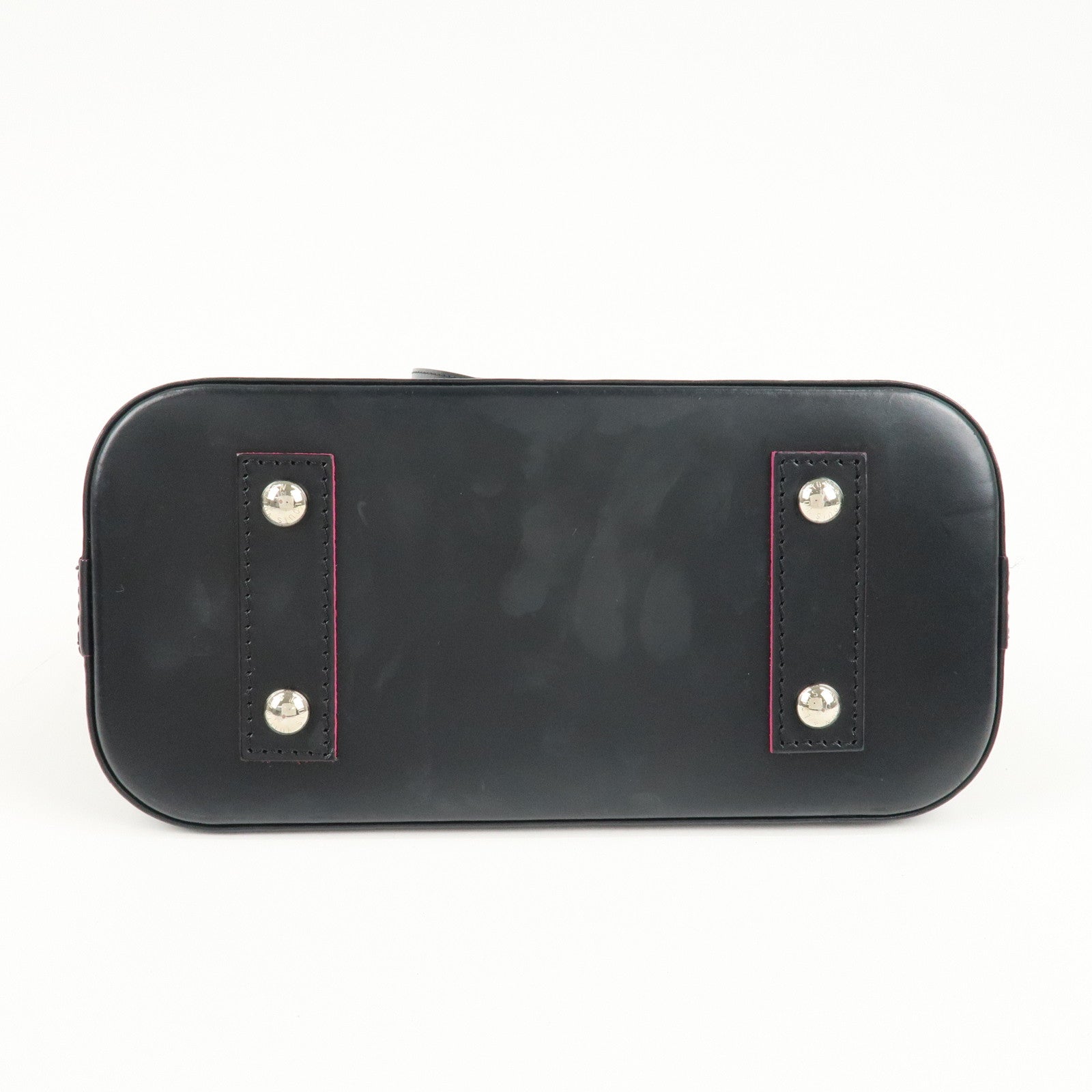 Louis Vuitton Epi Alma BB 2Way Shoulder Bag Noir Pink M54160 Used
