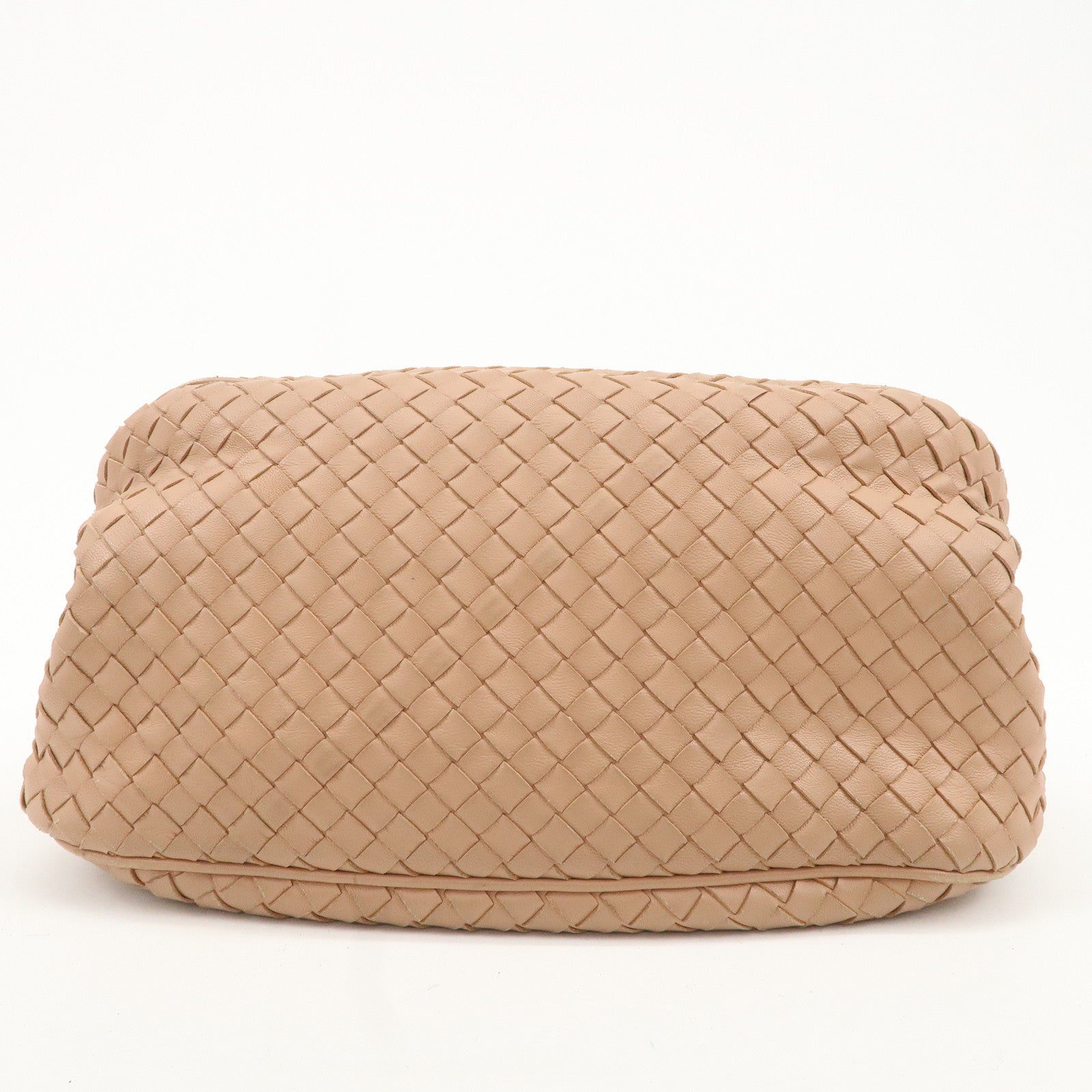 BOTTEGA VENTETA Intrecciato Leather Satchel Tote Bag 148323 Used