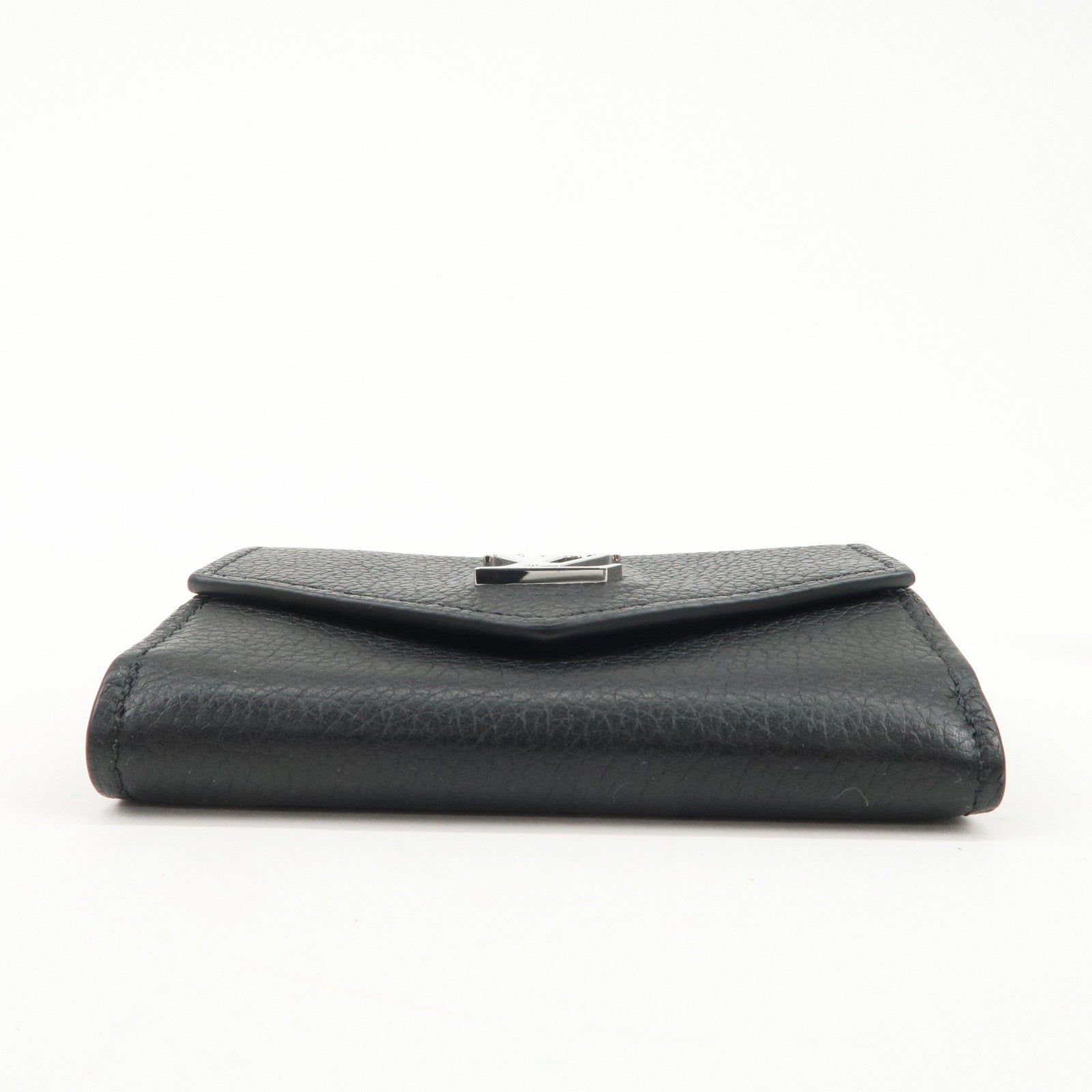 Louis Vuitton Lock Me Portefeuille Lock Mini Wallet Noir M63921 Used