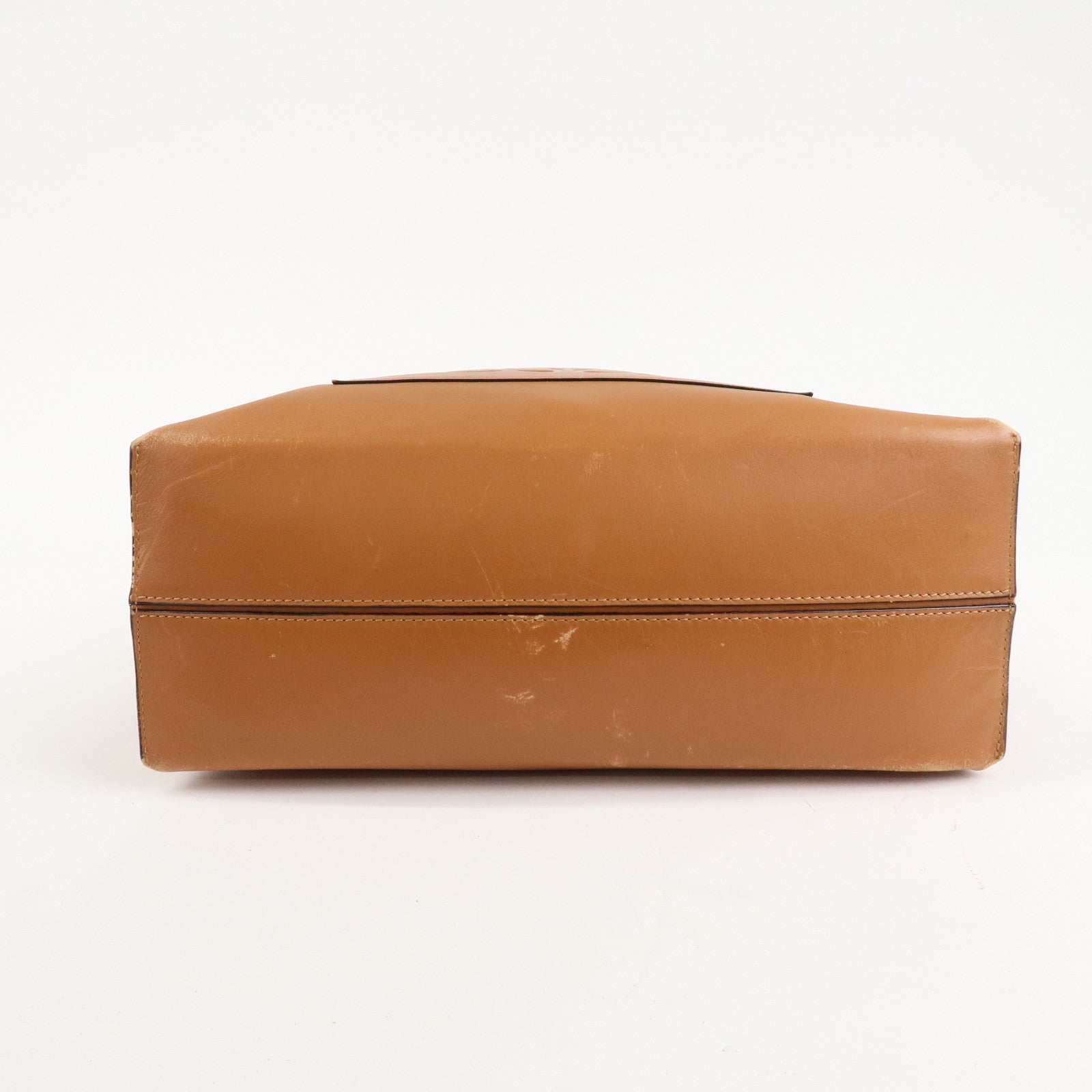 LOEWE Anagram Leather Bolso Shopper Tote Bag Shoulder Bag Used