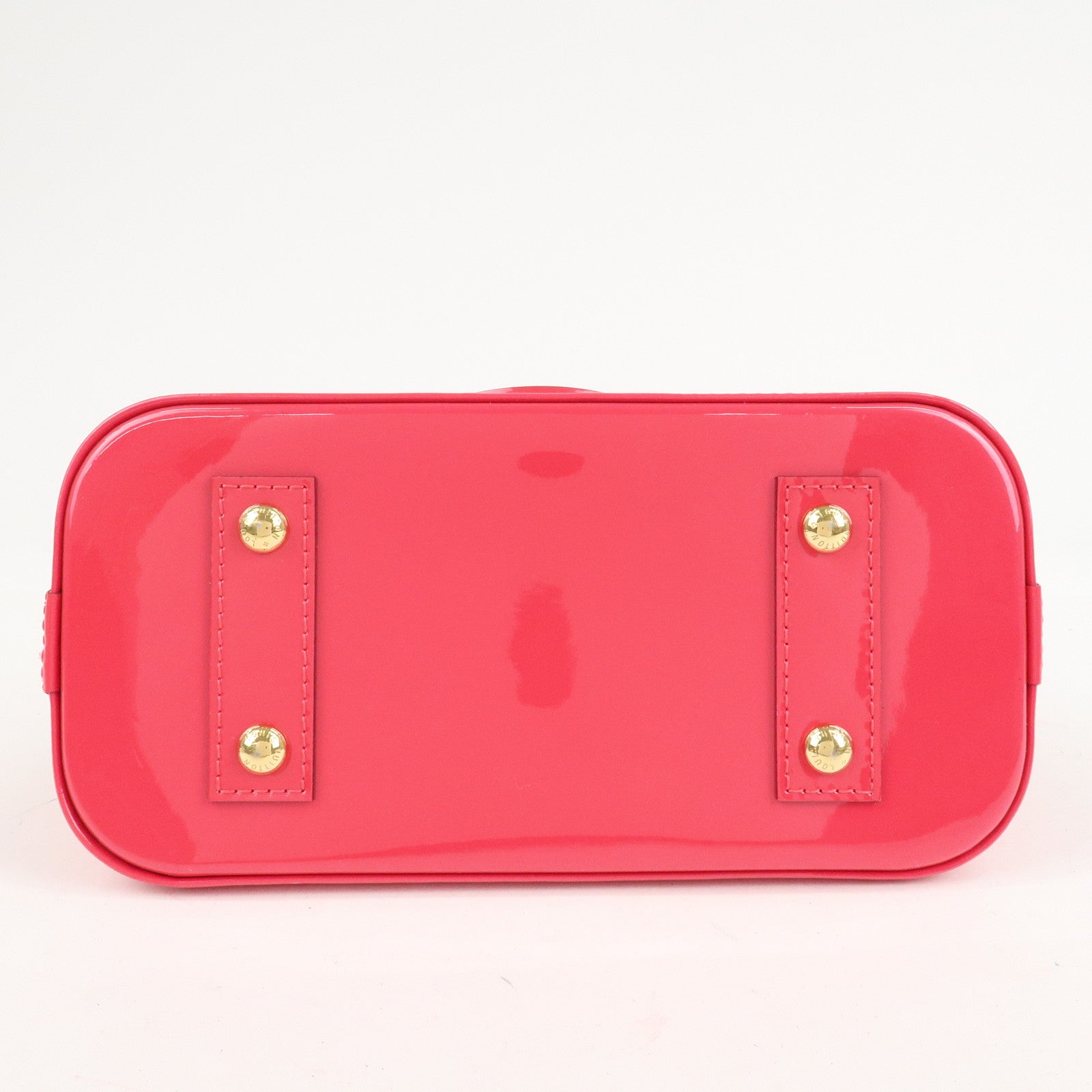Louis Vuitton Monogram Vernis Alma BB 2Way Bag Rose Indien M91771 Used