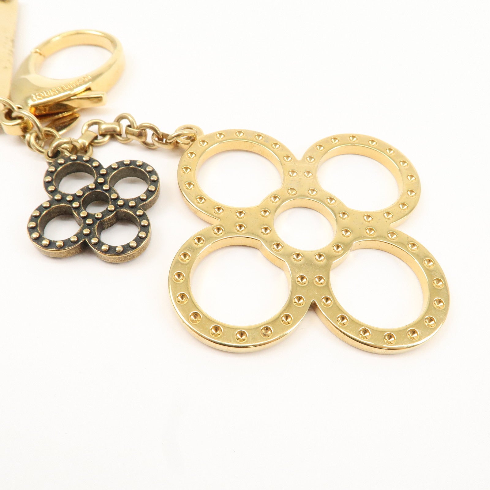 Louis Vuitton Bijoux Sac Tapage Bag Charm Gold Silver M65090 Used