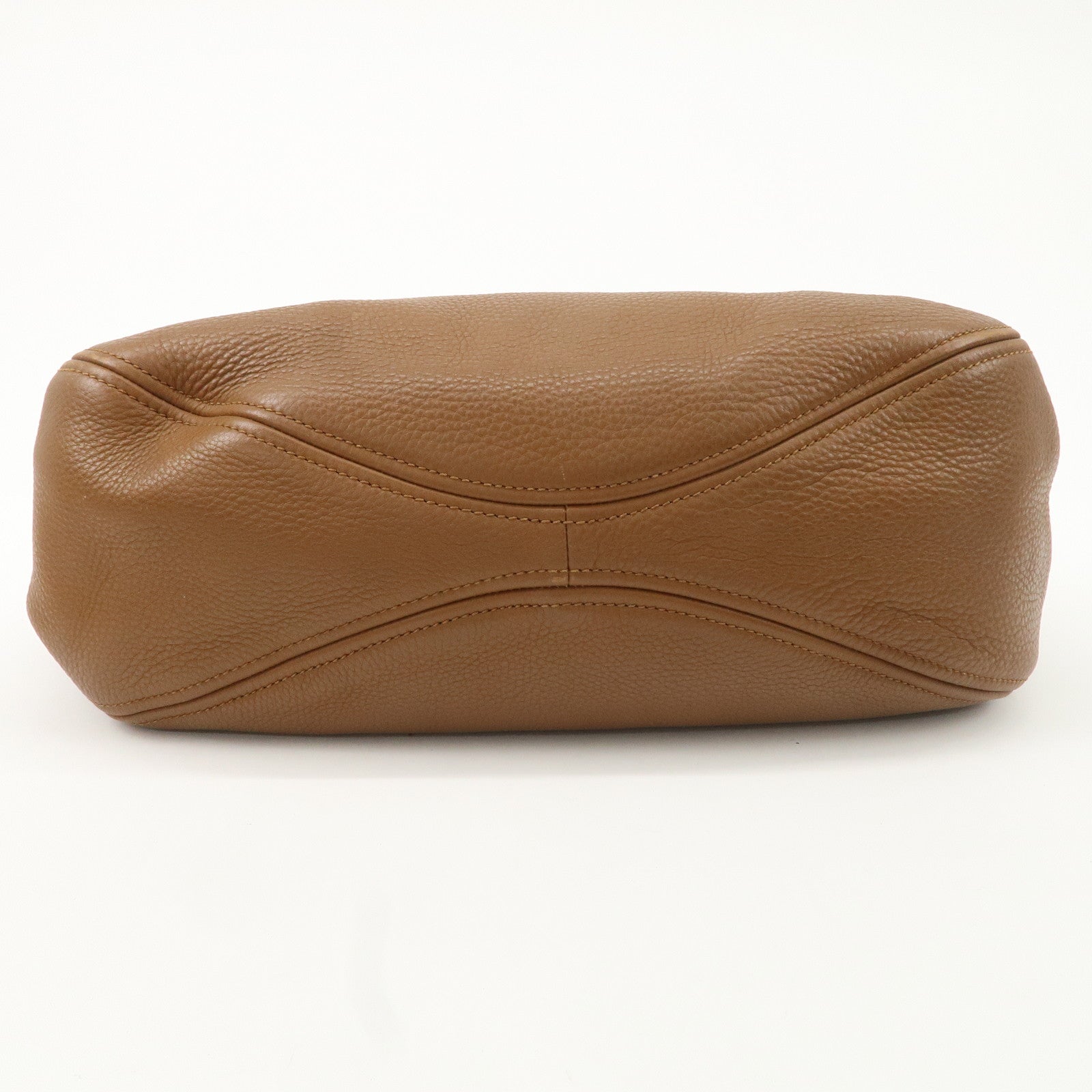 MIU MIU Leather 2WAY Bag Shoulder Bag Brown Used