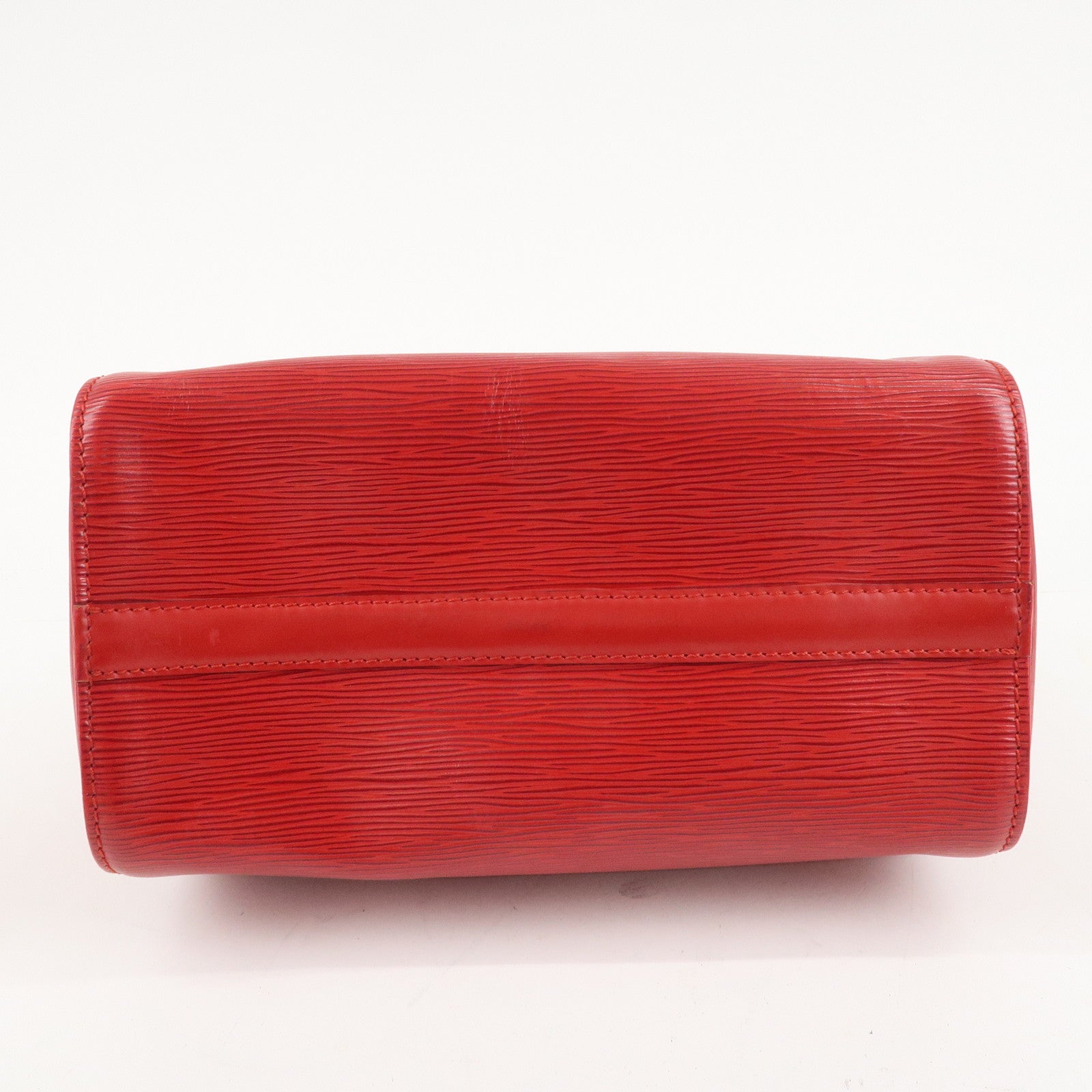 Louis Vuitton Epi Speedy 25 Hand Bag Castilian Red M43017 Used