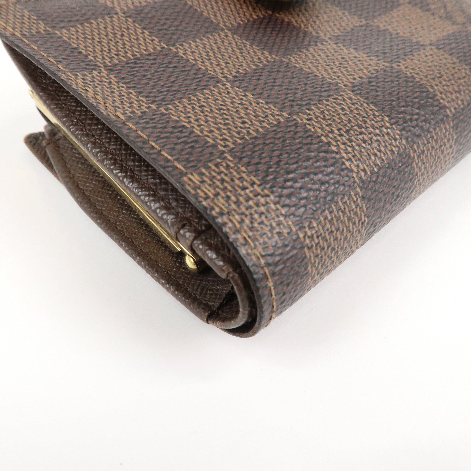 Louis Vuitton Damier Portefeuille Viennois Wallet N61674 Used