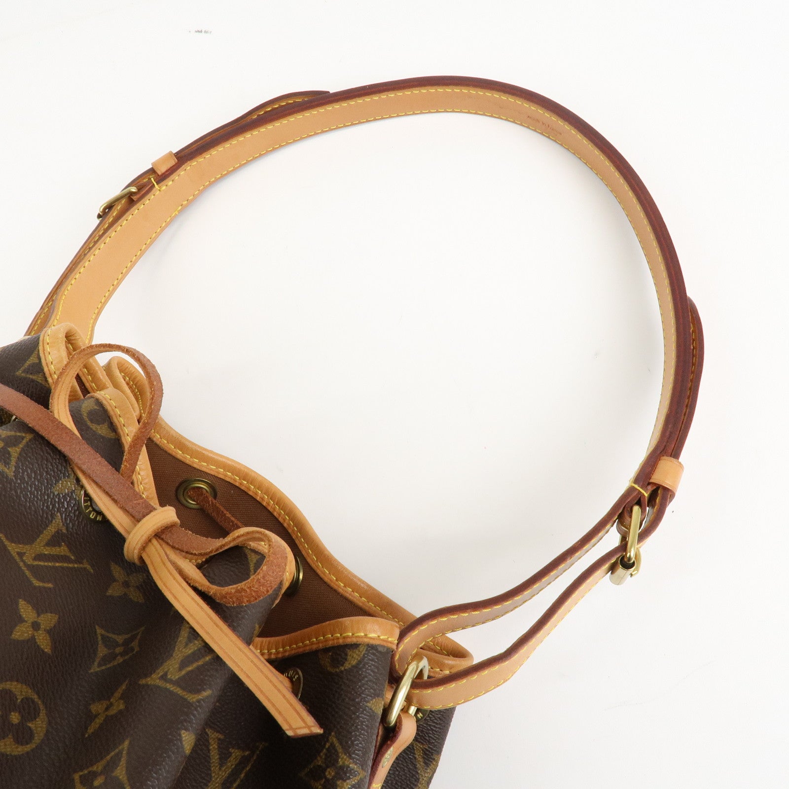 Louis Vuitton Monogram Noe Shoulder Bag Hand Bag Brown M42224 Used