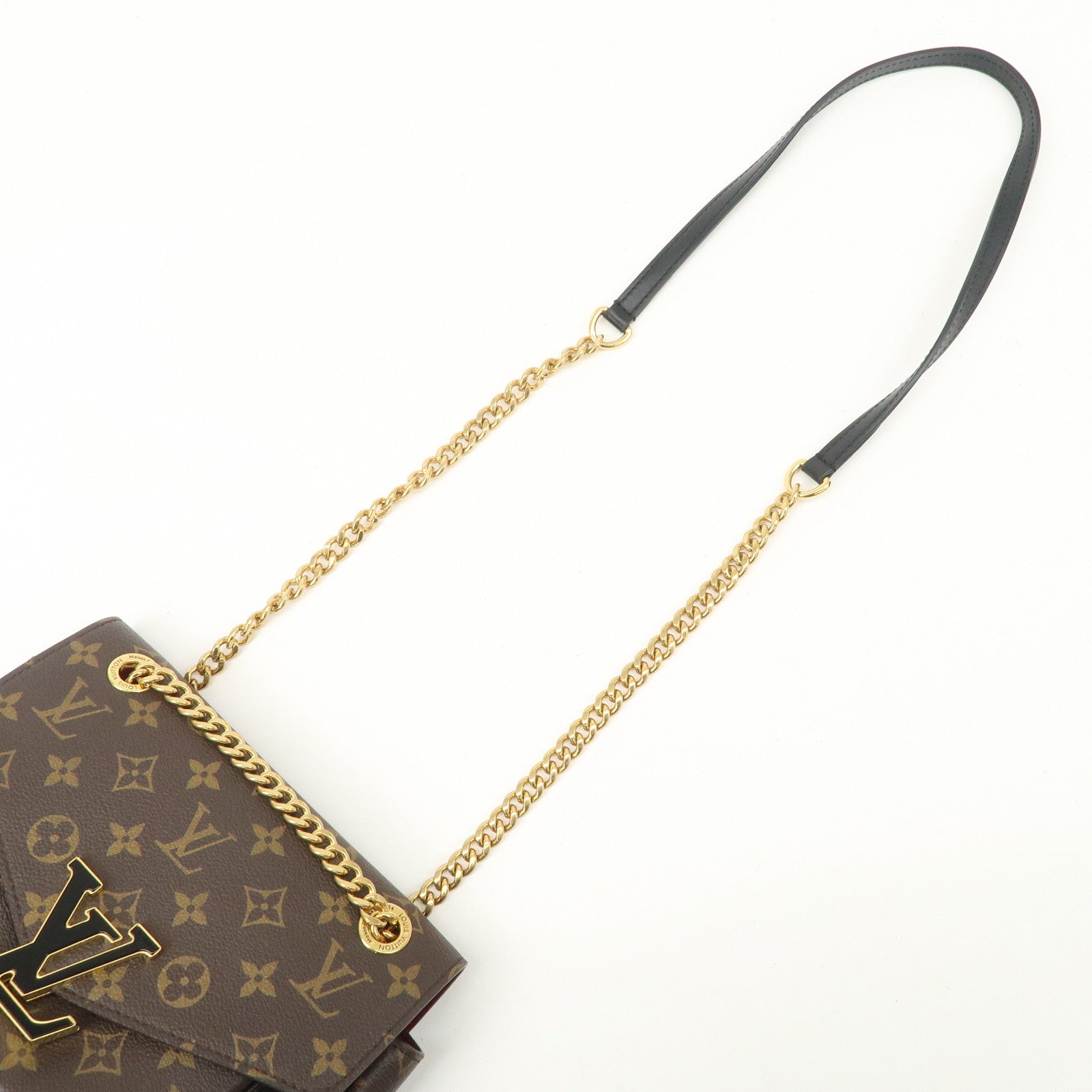 Louis Vuitton Monogram Passy Crossbody Chain Shoulder Bag M45592 Used