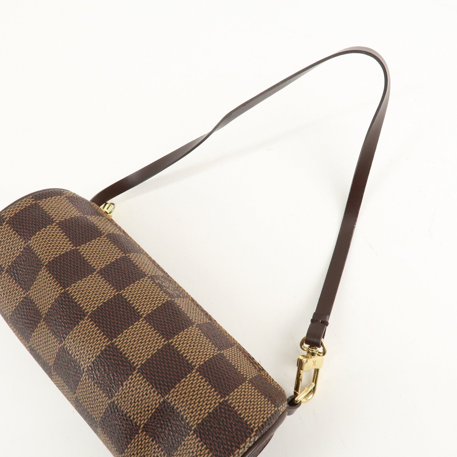 Louis Vuitton Damier Pouch for Papillon Mini Bag Damier Ebene Used