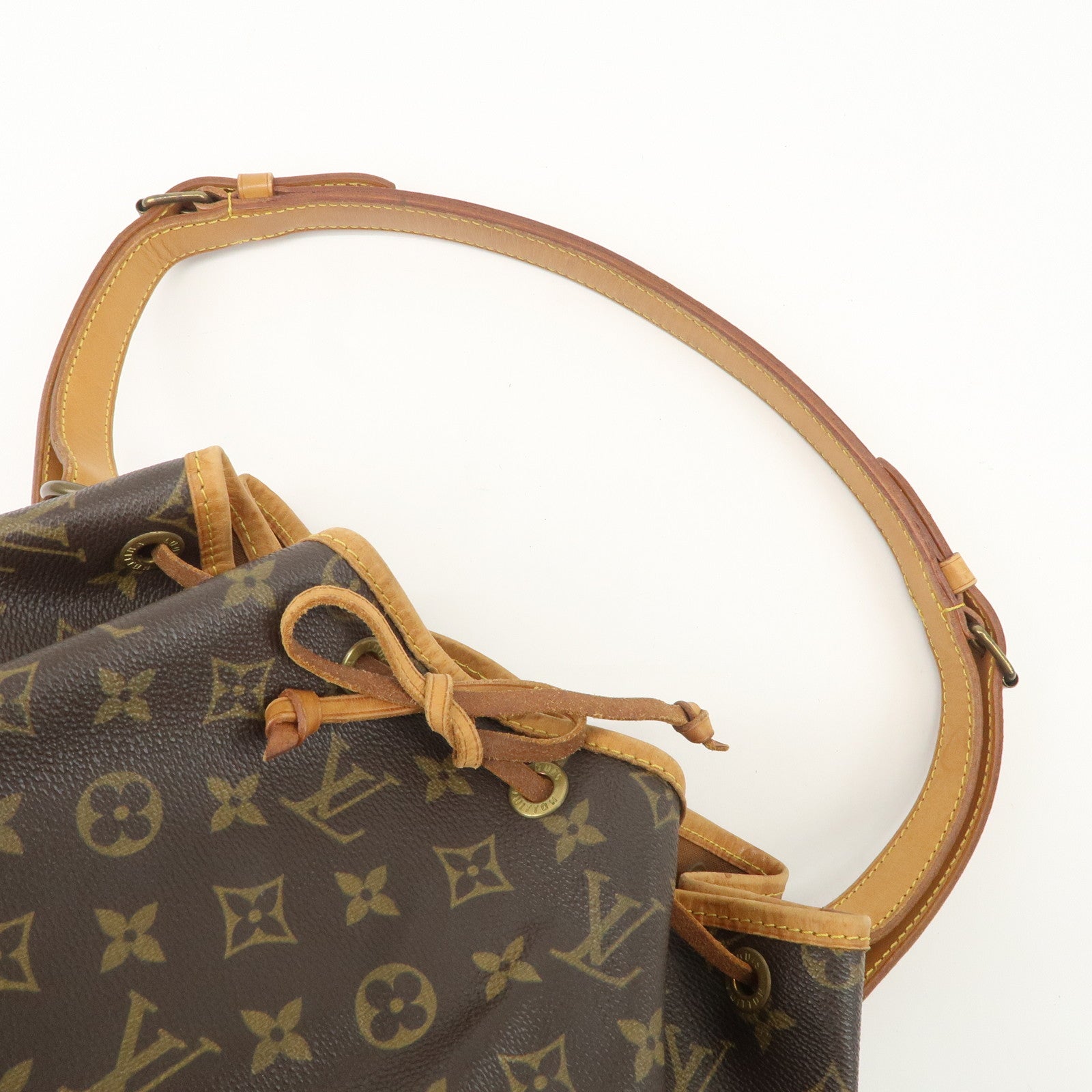 Louis Vuitton Monogram Noe Shoulder Bag Hand Bag Brown M42224 Used