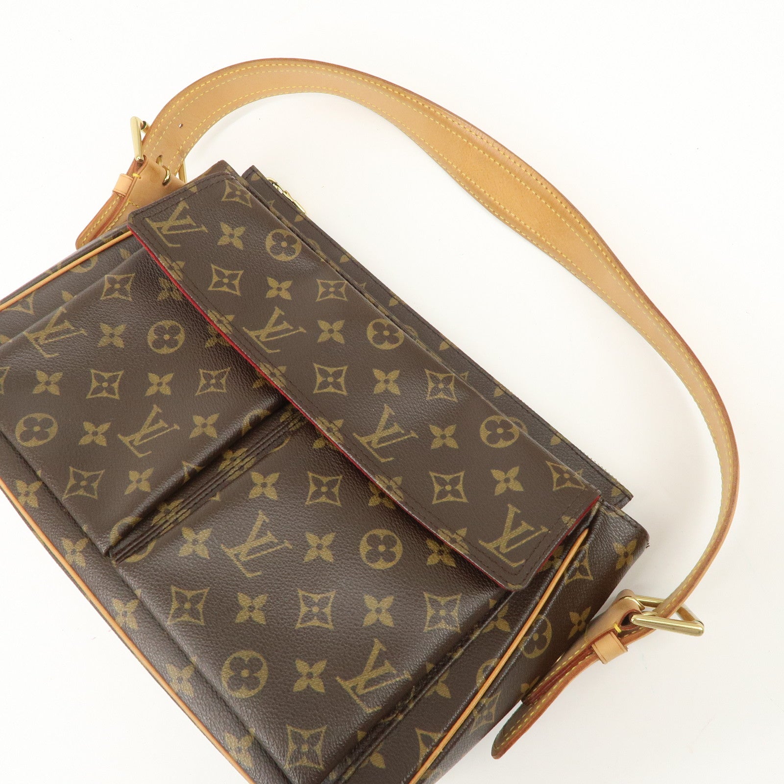 Louis Vuitton Monogram Viva Cite GM Shoulder Bag FA Engraved M51163Used F/S Used