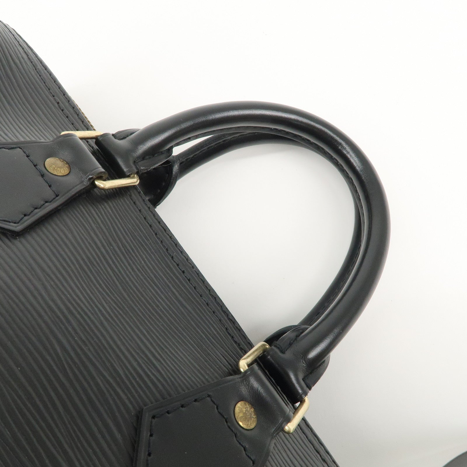 Louis Vuitton Epi Speedy 25 Boston Bag Hand Bag Noir Black M43012 Used
