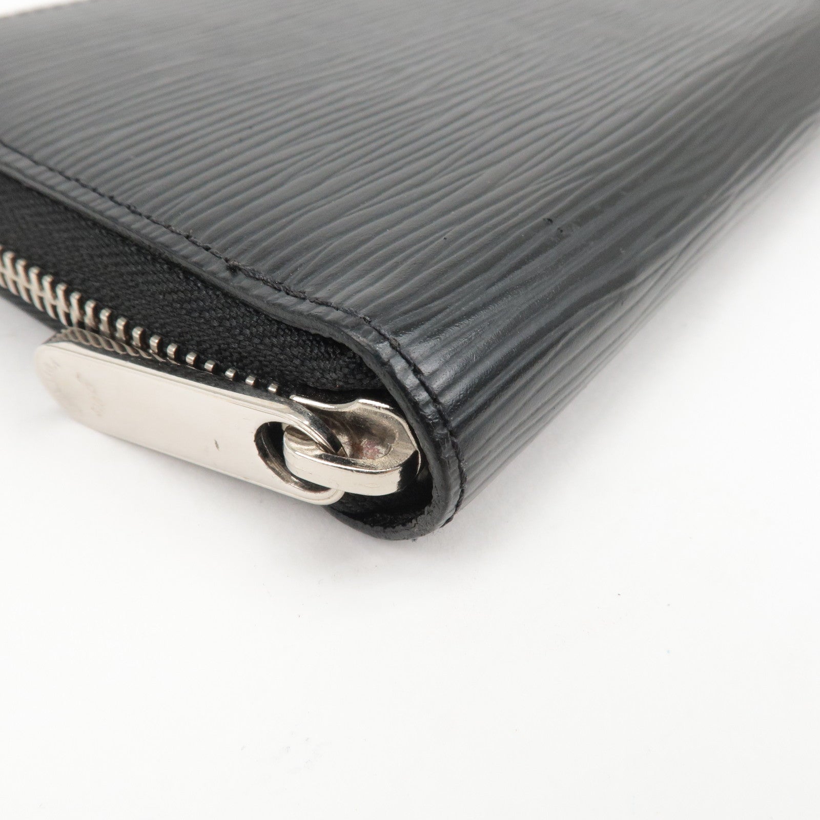 Louis Vuitton Epi Zippy Wallet Zip Around Wallet Noir M61857 Used