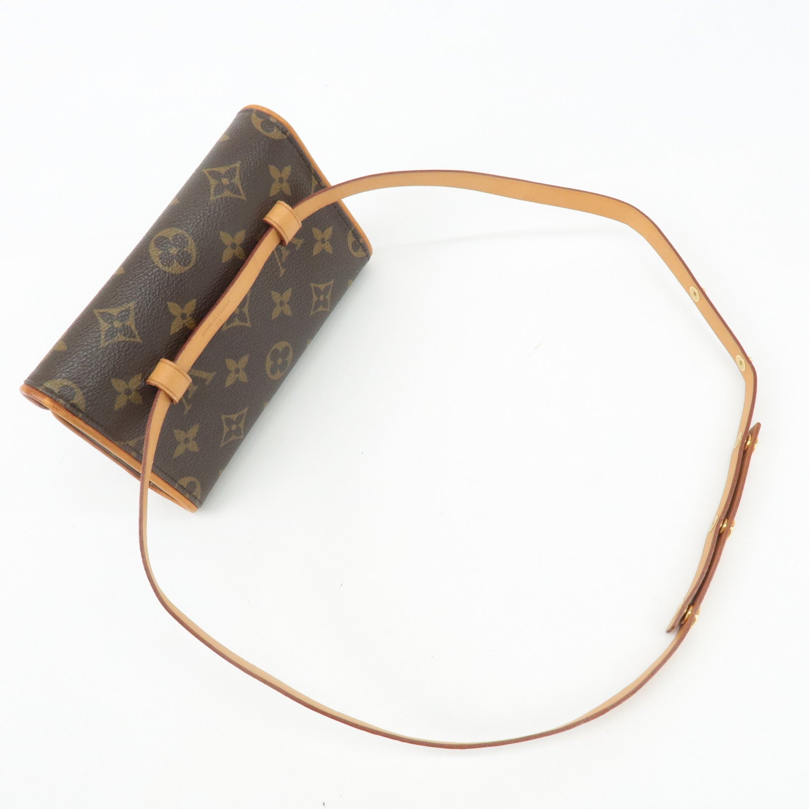 Louis Vuitton Monogram Pochette Florentine Waist Bag Belt M M51855 Used