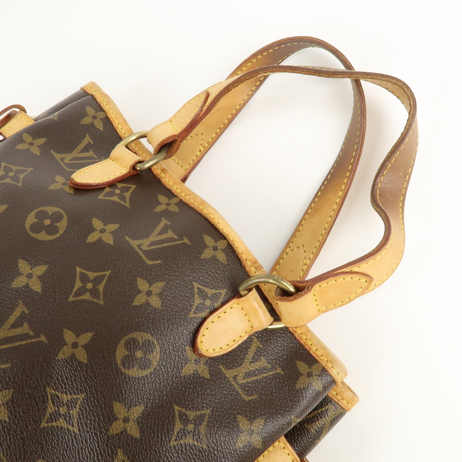 Louis Vuitton Monogram Batignolles Tote Bag Hand Bag M51156 Used