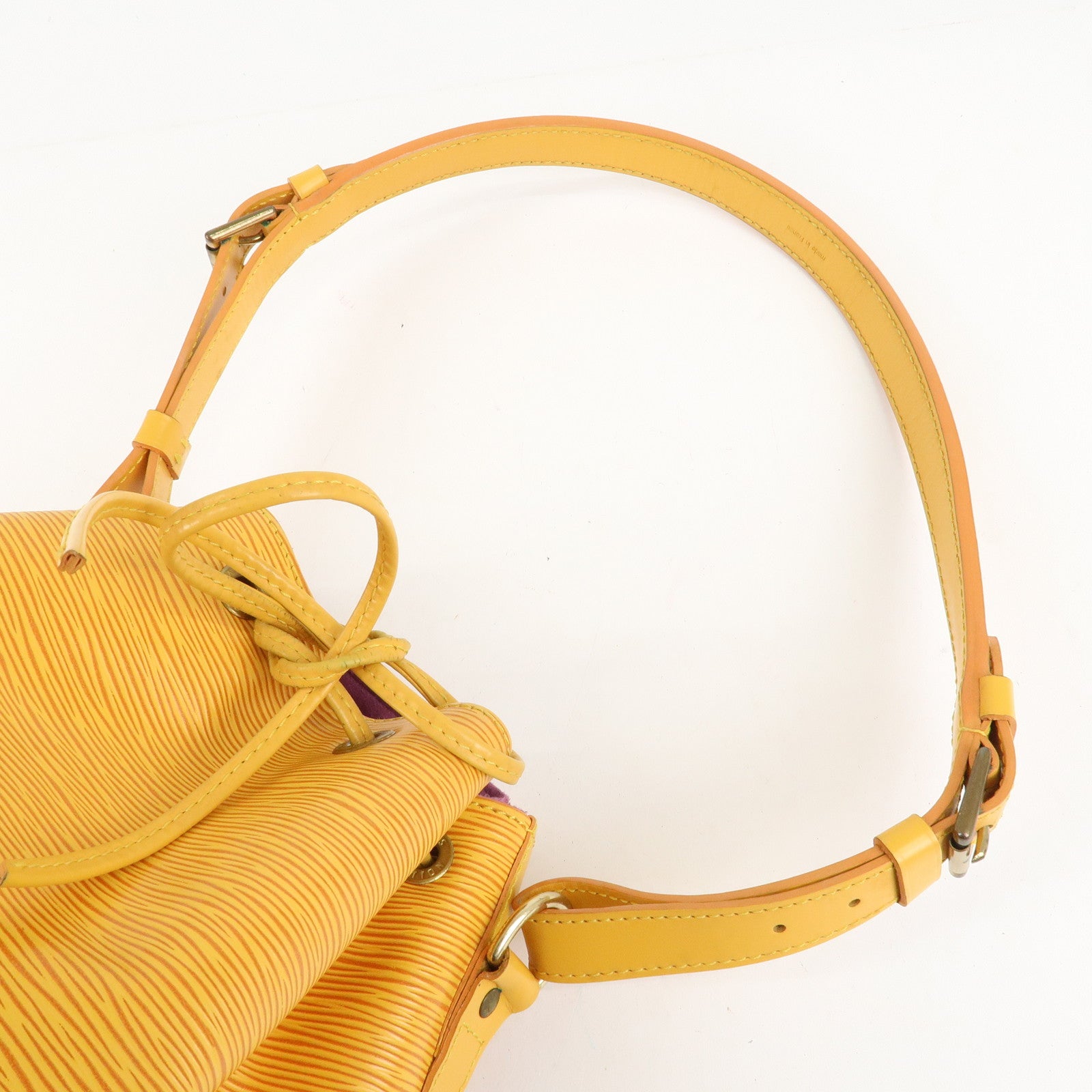 Louis Vuitton Epi Petit Noe Shoulder Bag Tassili Yellow M44109 Used