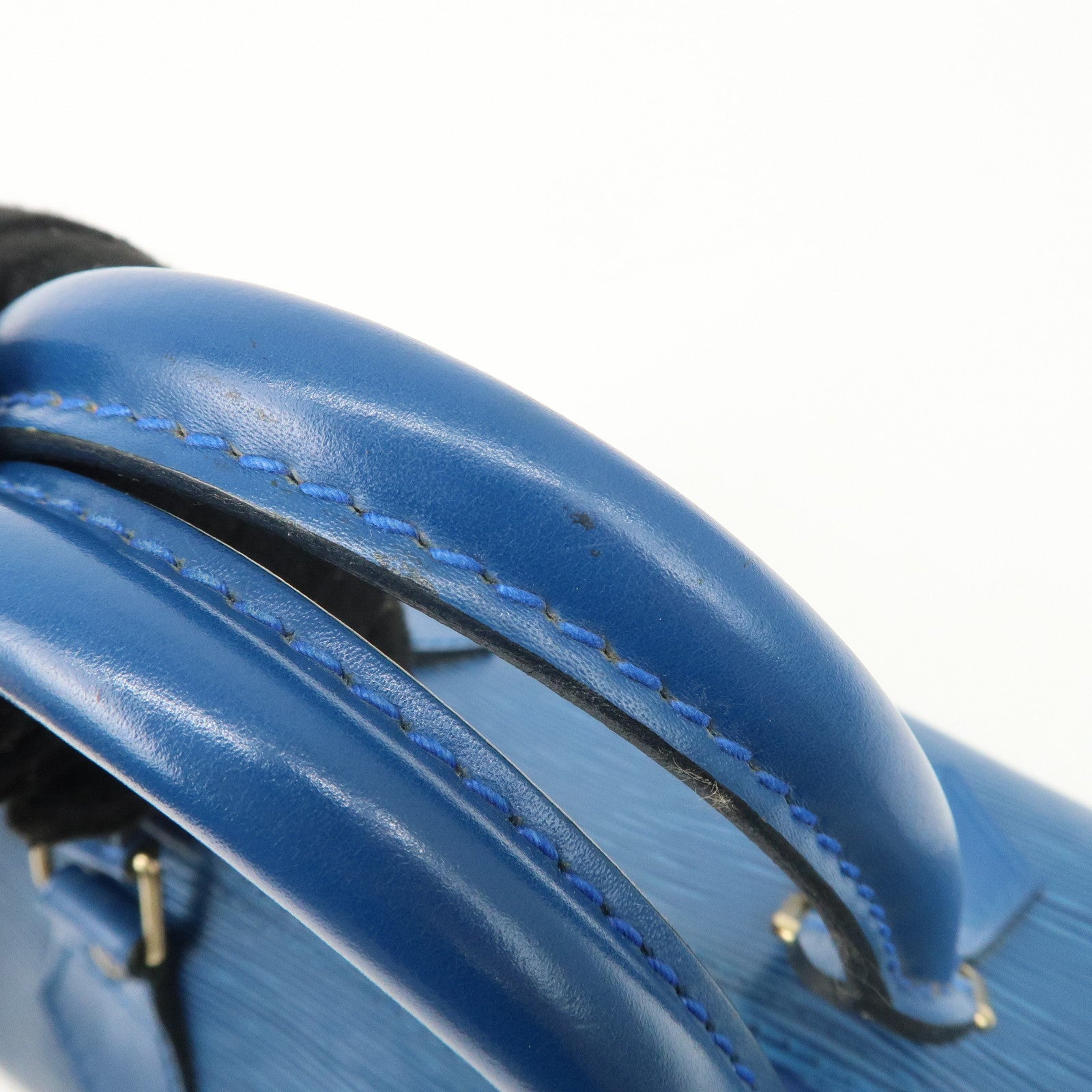 Louis Vuitton Epi Speedy 25 Hand Boston Bag Blue M43015 Used