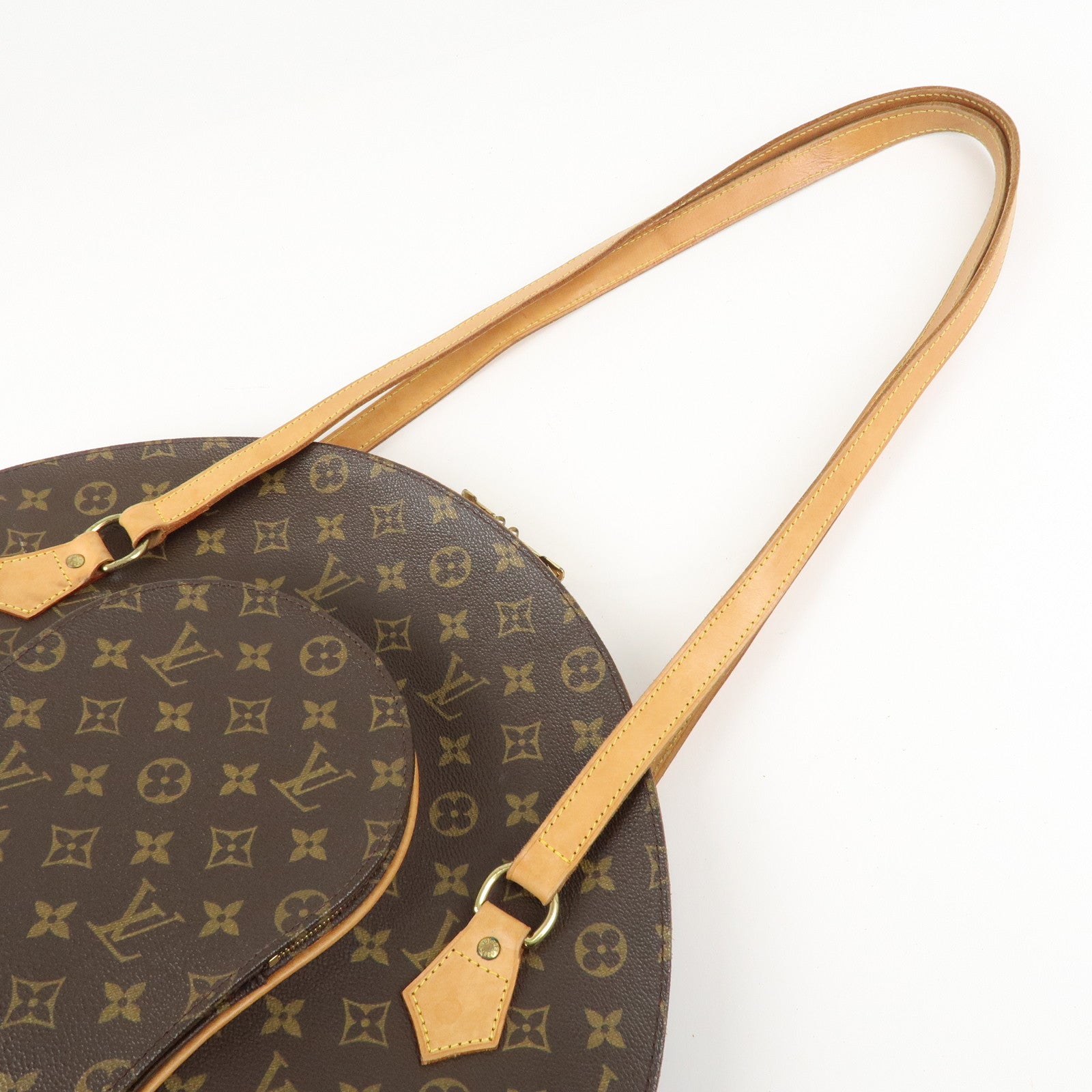 Louis Vuitton Monogram Ellipse Shopping Shoulder Bag Brown M51128 Used
