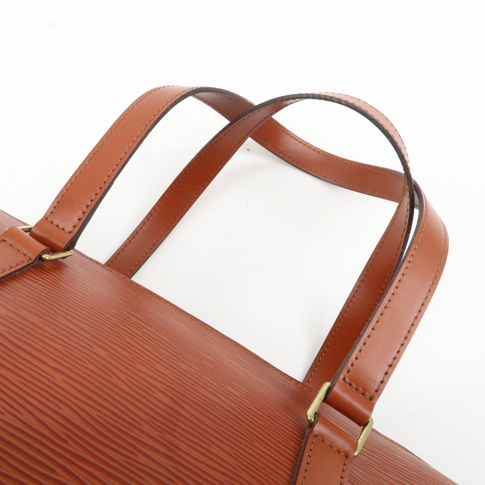 Louis Vuitton Epi Soufflot Shoulder Bag Kenya Brown M52223 Used