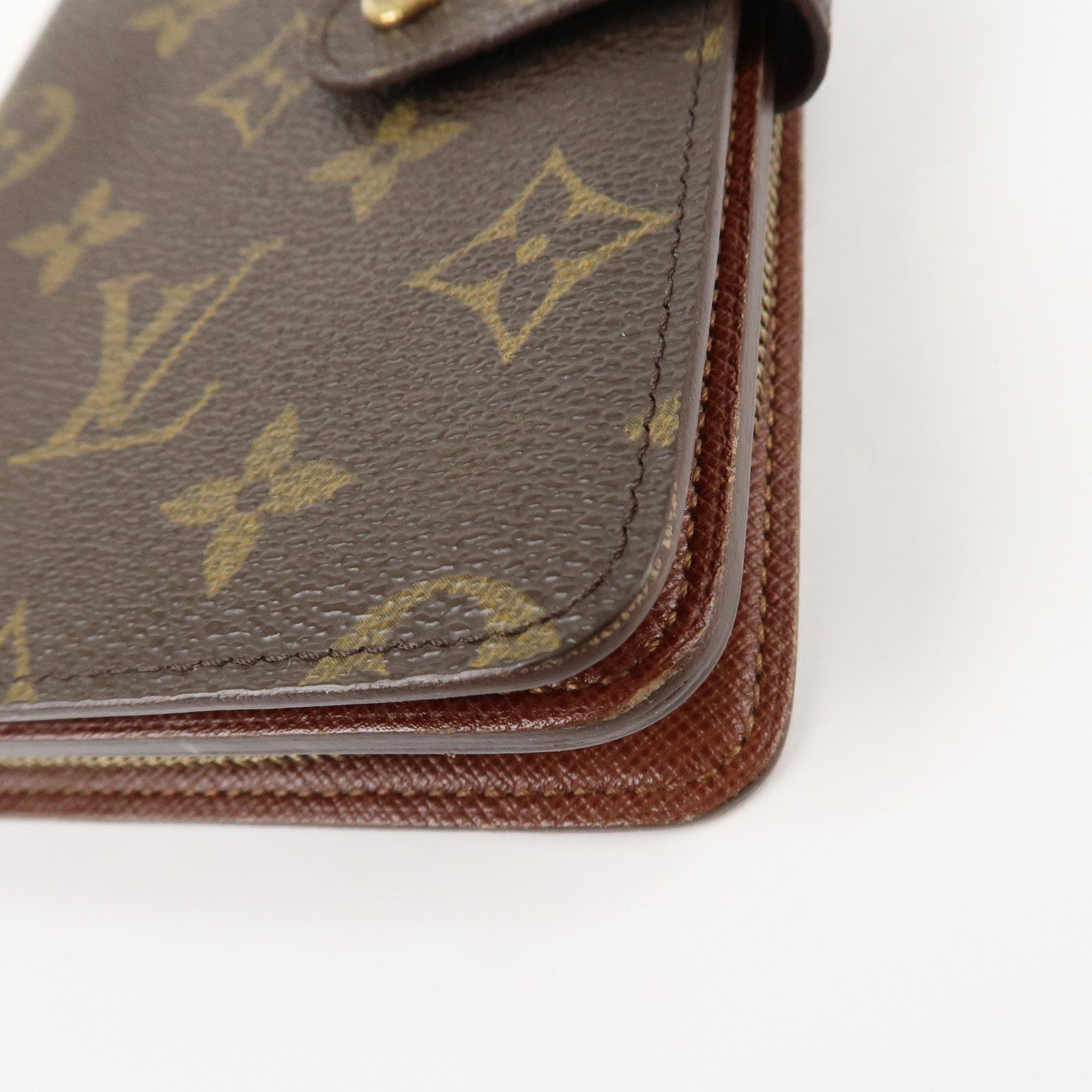 Louis Vuitton Monogram Porte Papier Zip Bi-fold Wallet M61207 Used