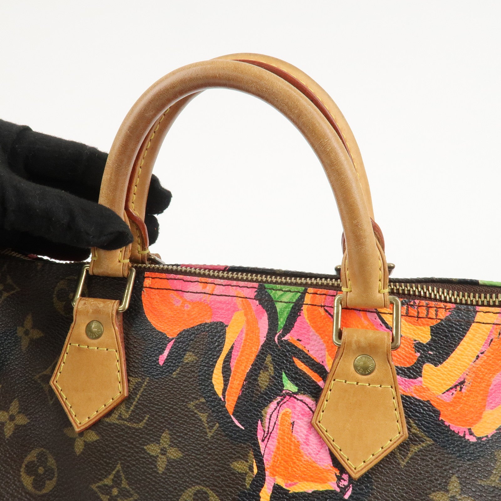 Louis Vuitton Monogram Rose Speedy 30 Hand Bag Boston Bag M48610 Used