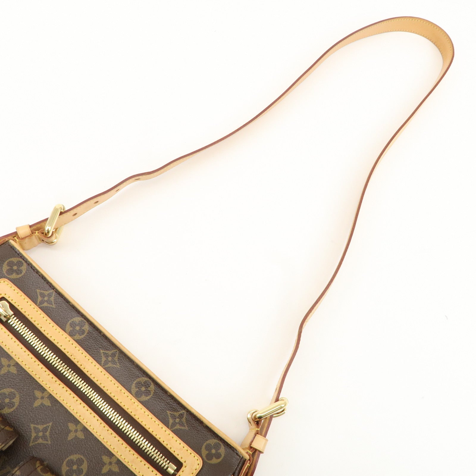 Louis Vuitton Monogram Hudson GM Shoulder Bag Hand Bag M40045 Used