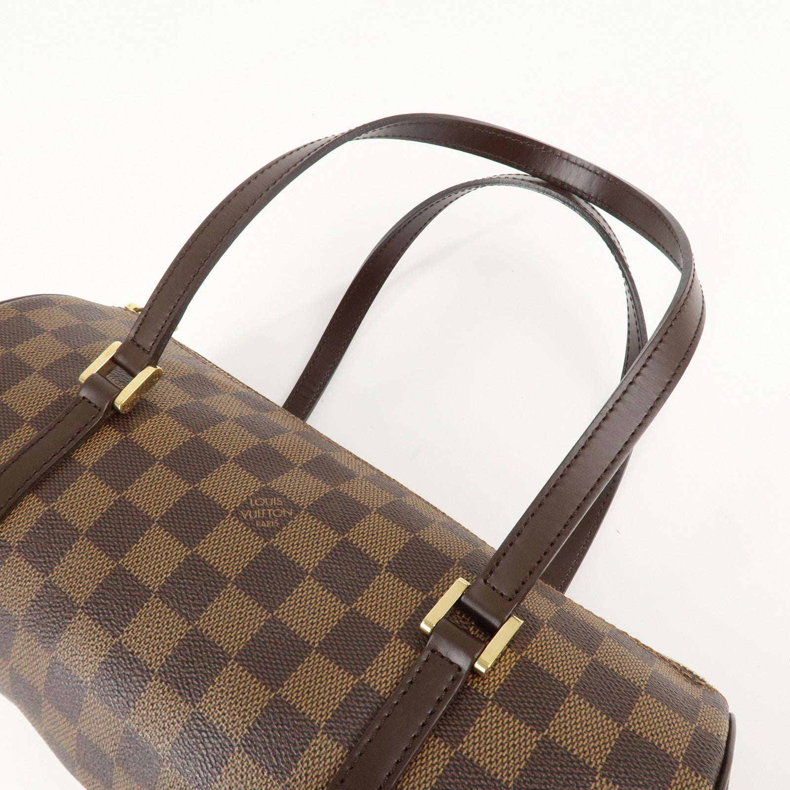 Louis Vuitton Damier Papillon 30 Hand Bag Damier Ebene N51303 Used