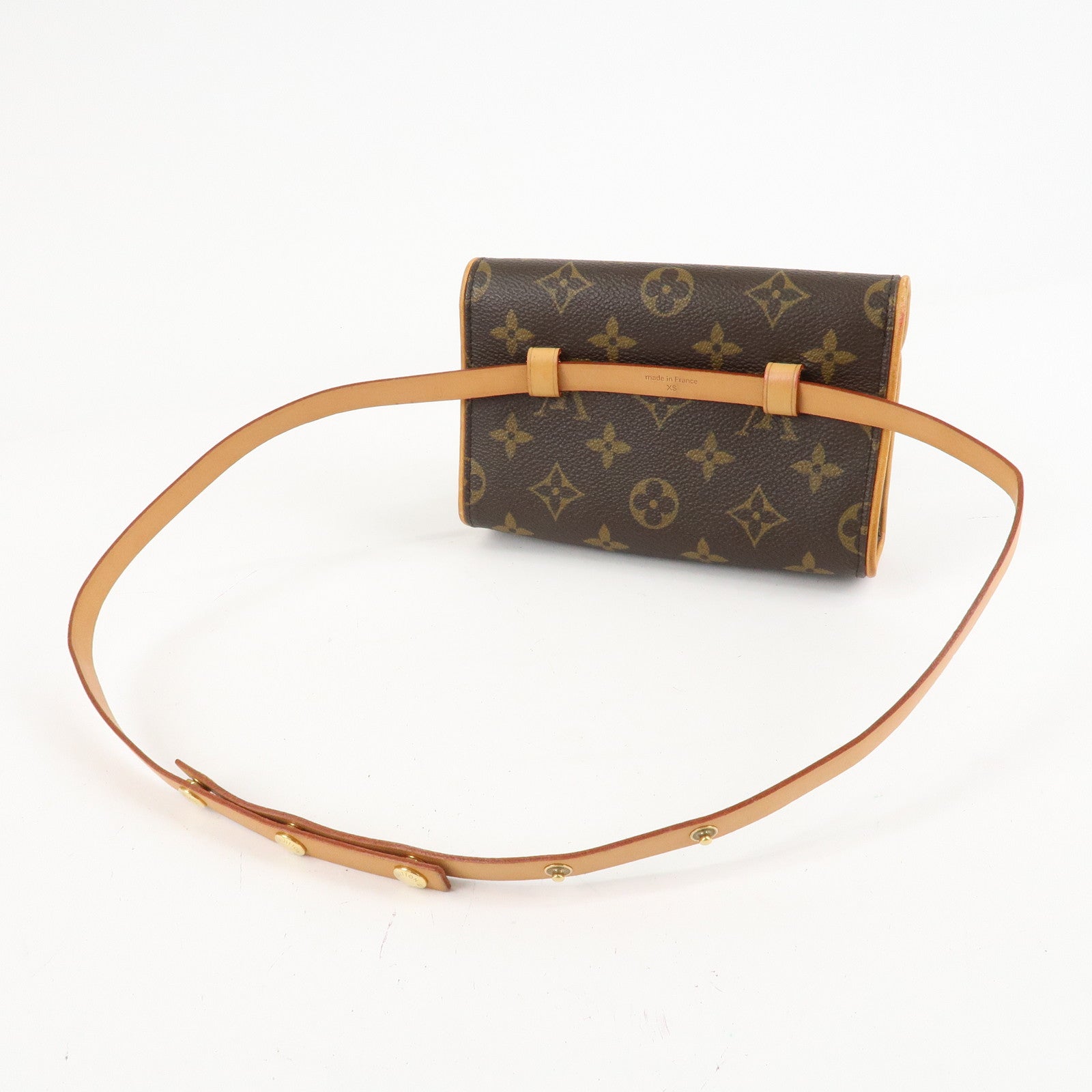 Louis Vuitton Monogram Pochette Florentine Waist Bag Belt XS Used
