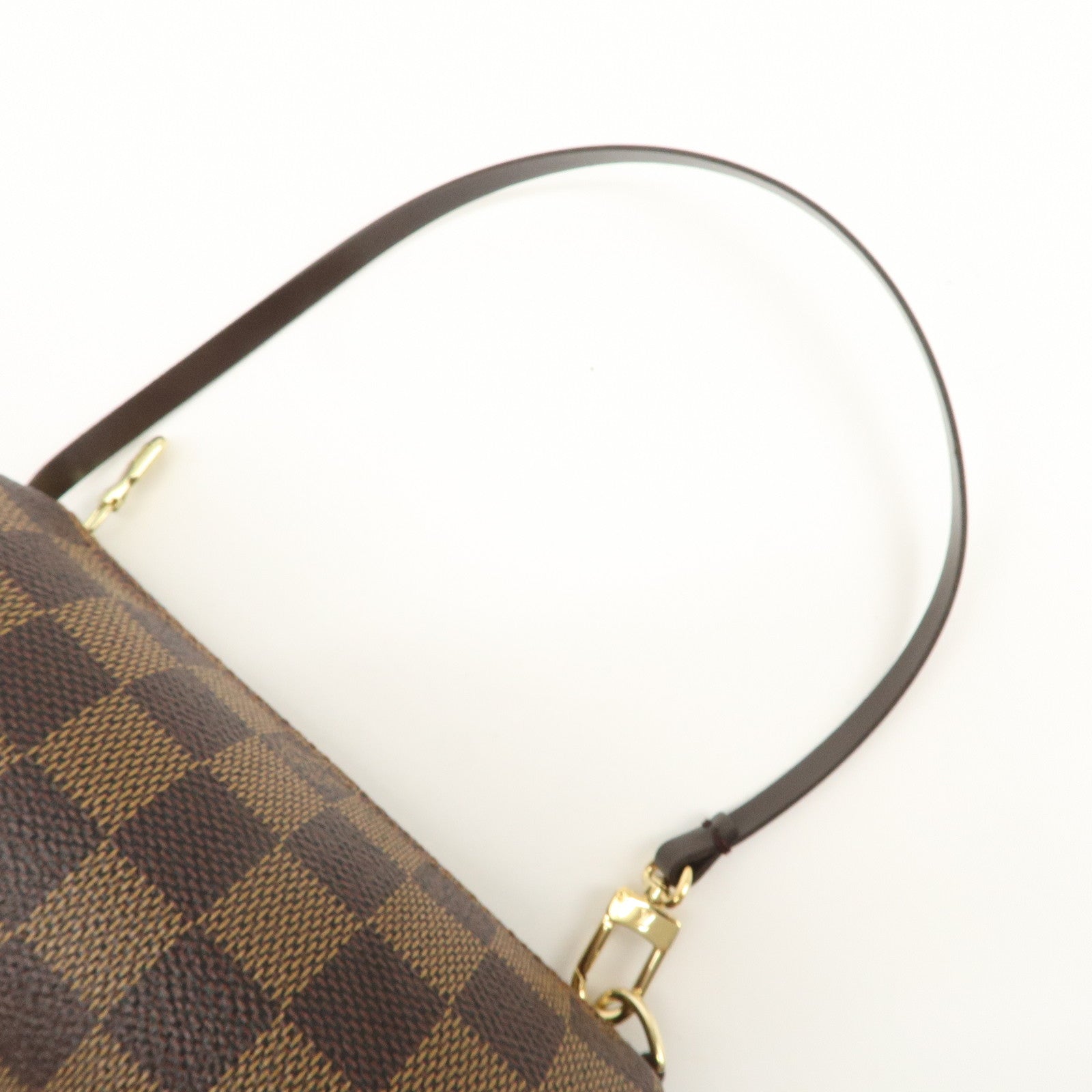 Louis Vuitton Damier Ebene Pouch for Papillon Bag Brown Used