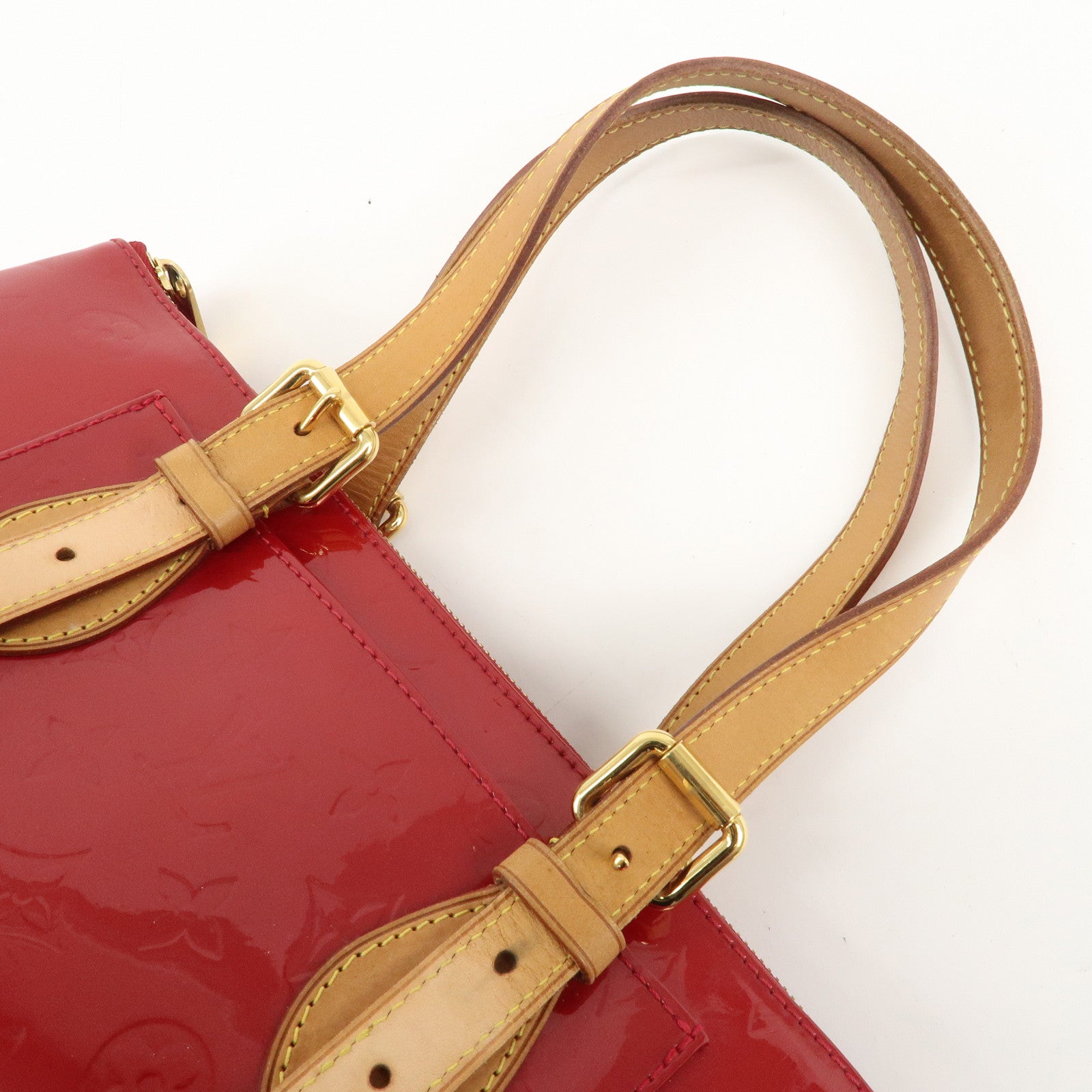 Louis Vuitton Vernis Rosewood Avenue Hand Bag Pomme D'Amour M93507 Used
