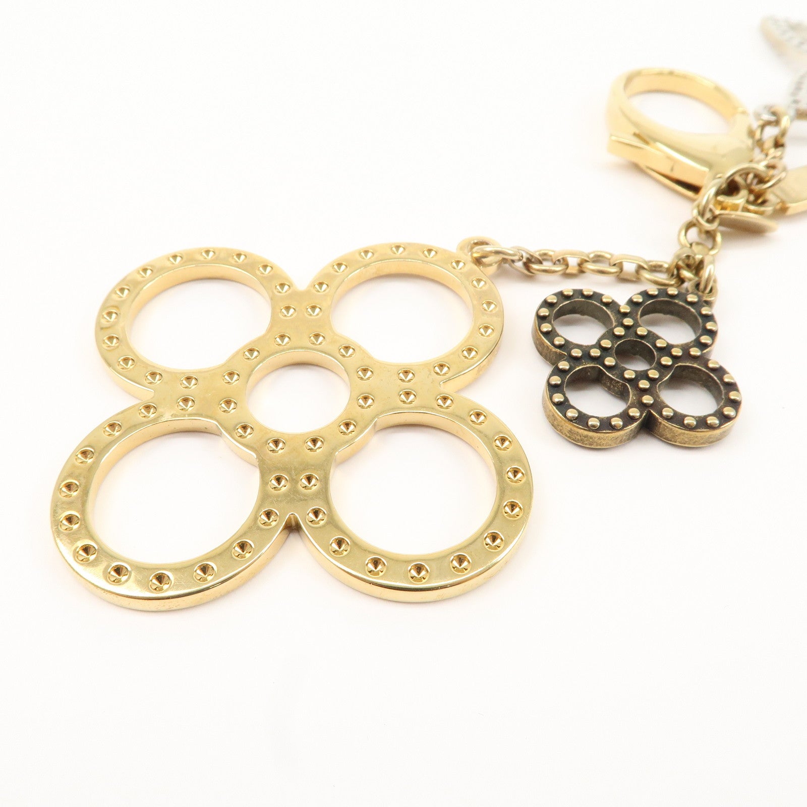 Louis Vuitton Bijoux Sac Tapage Bag Charm Gold Silver M65090 Used