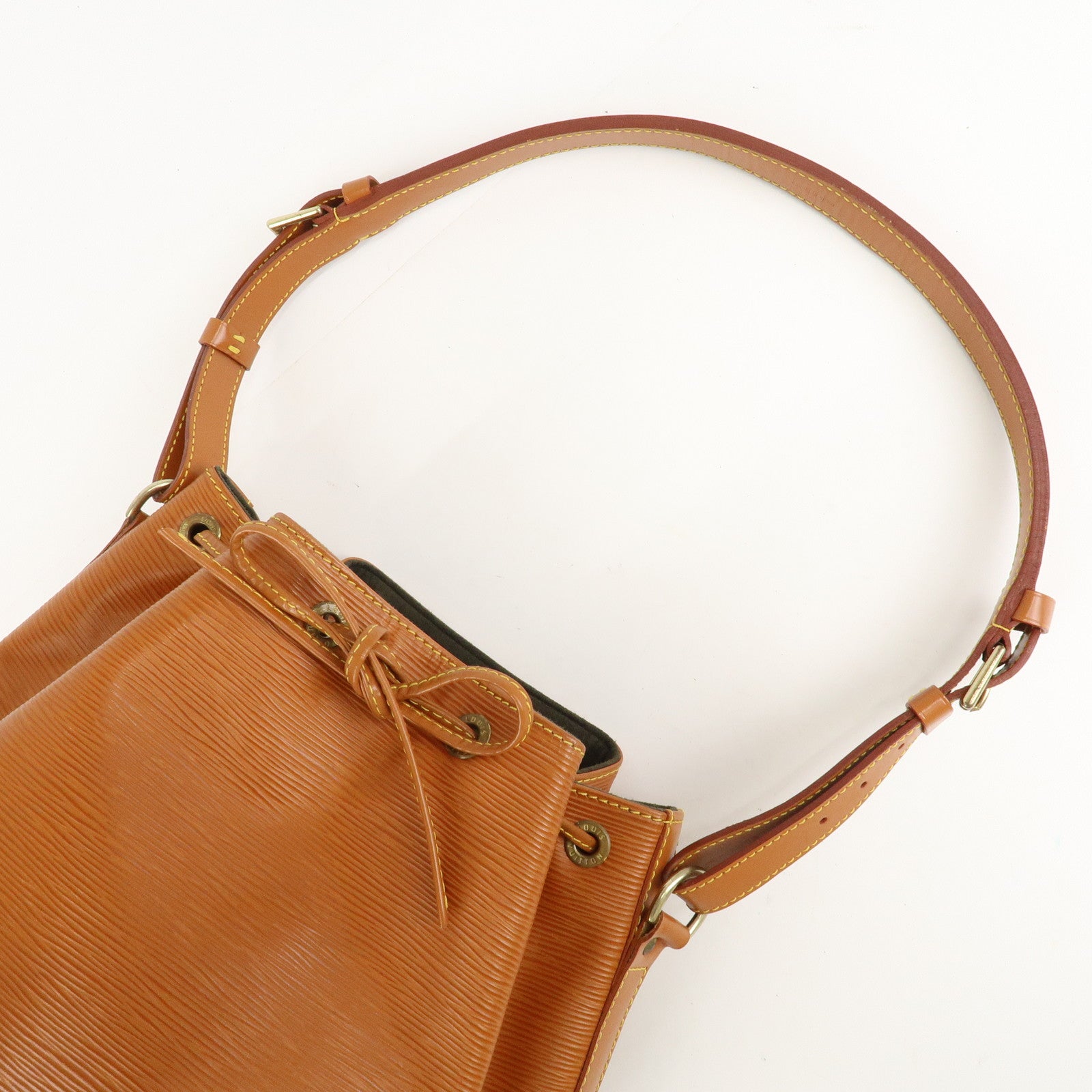 Louis Vuitton Epi Petit Noe Shoulder Bag Zipang Gold M44108 Used