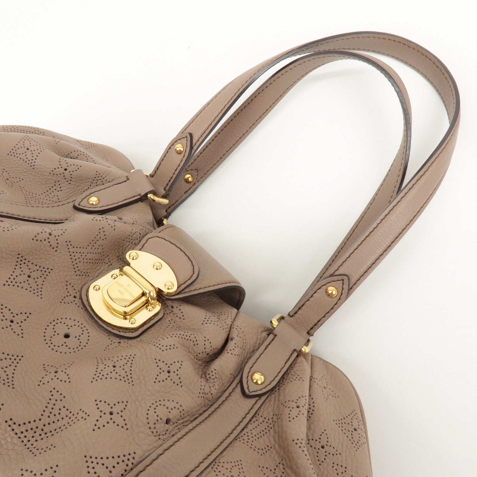 Louis Vuitton Monogram Mahina Lunar PM Shoulder Bag Sables M93433 Used