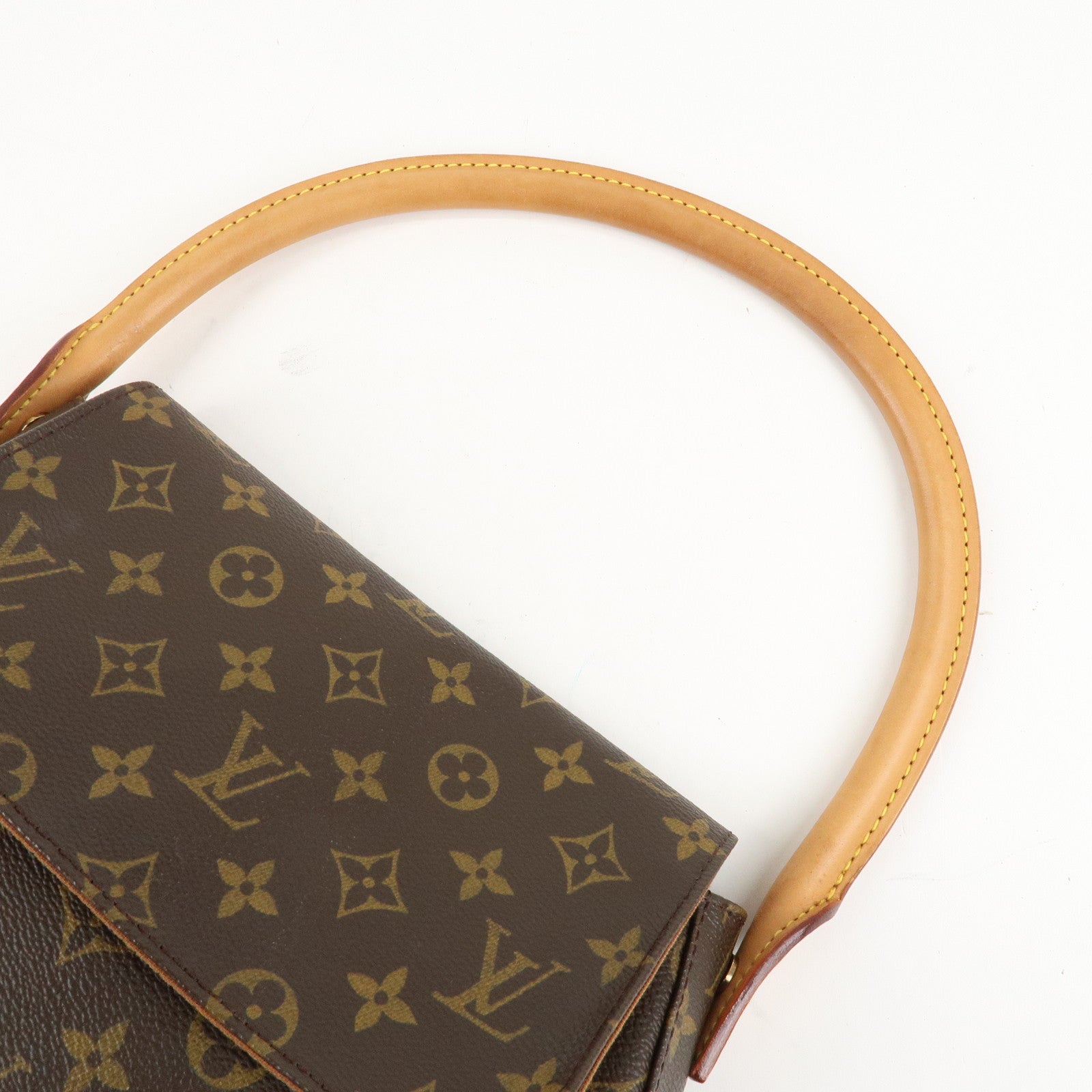 Louis Vuitton Monogram Mini Looping Shoulder Bag Hand Bag M51147 Used