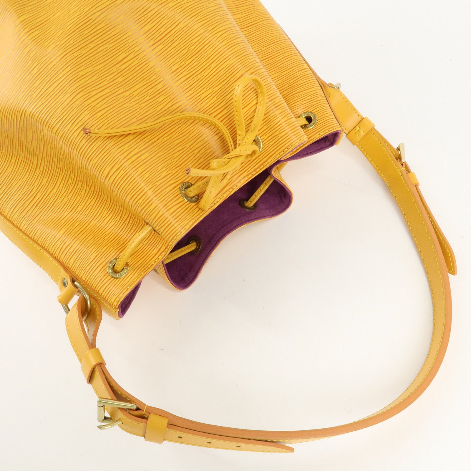 Louis Vuitton Epi Petit Noe Shoulder Bag Tassili Yellow M44109 Used