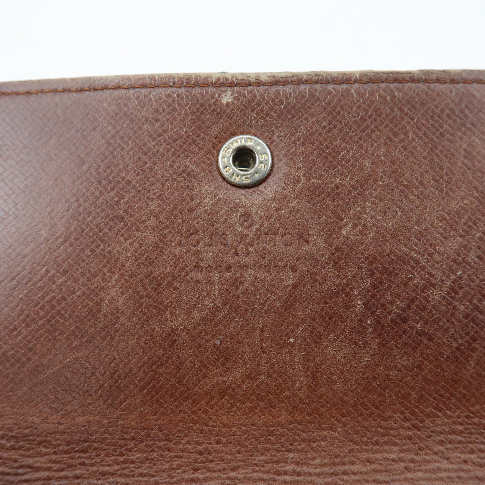 Louis Vuittton Set of 4 Monogram Porte Monnaie Portefeuil Wallet Used