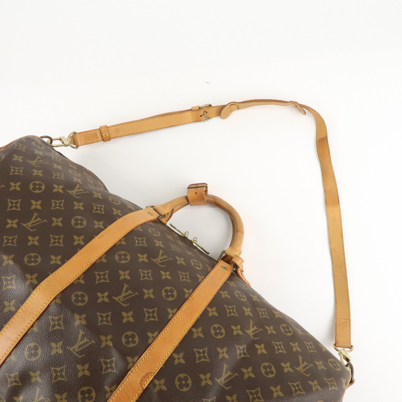 Louis Vuitton Monogram Keep All Bandouliere 60 Boston Bag M41412 Used