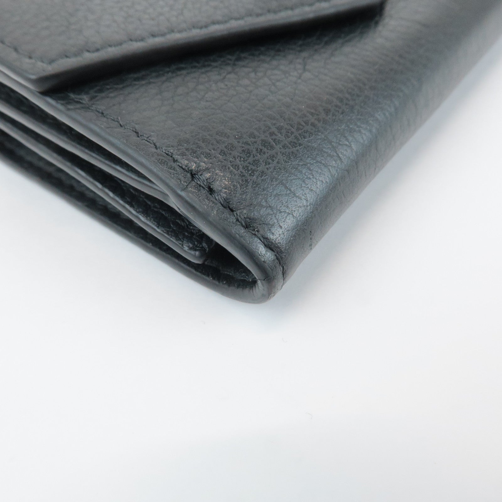 Louis Vuitton Lock Me Portefeuille Lock Mini Wallet Noir M63921 Used