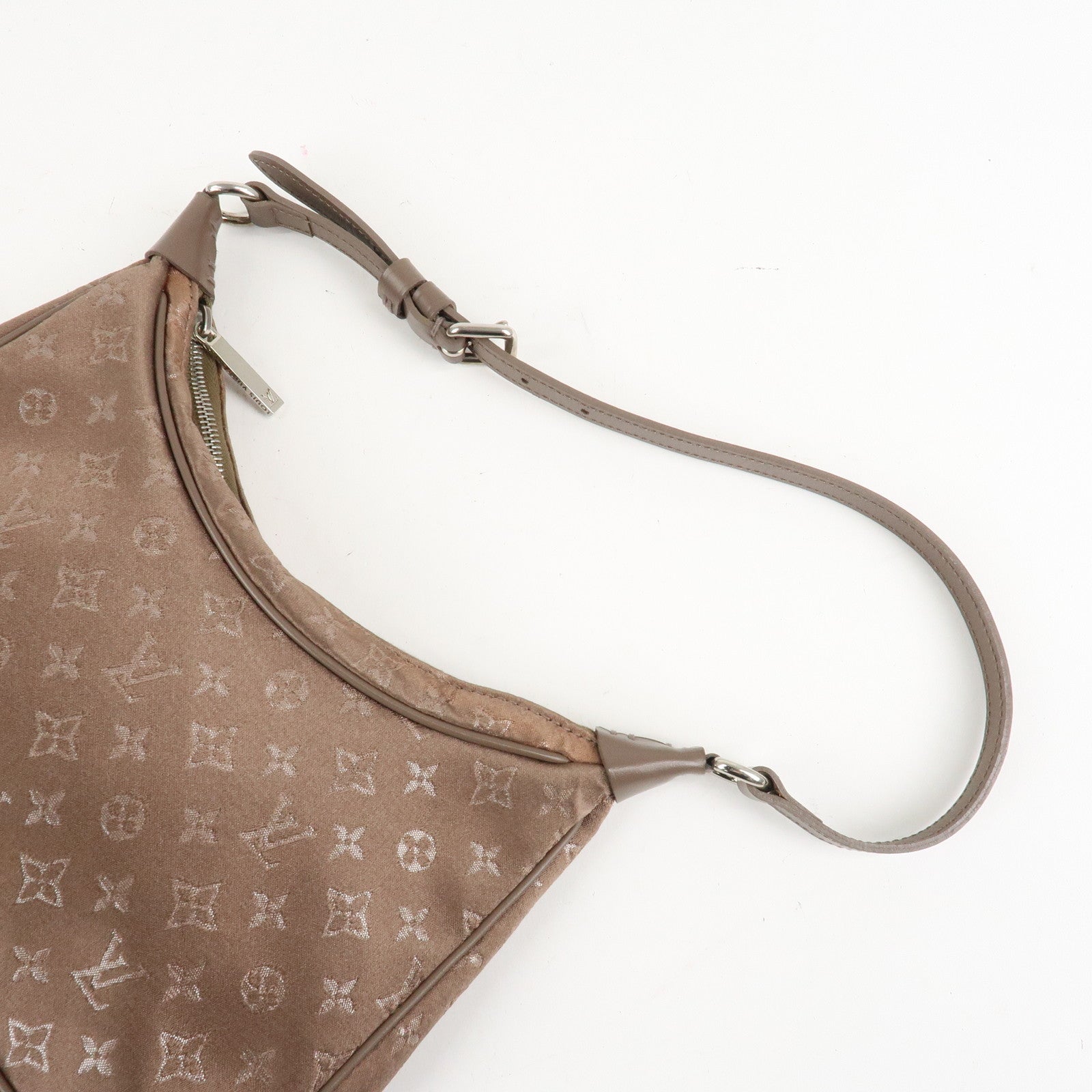 Louis Vuitton Monogram Satin Little Boulogne Hand Bag M92143 Used