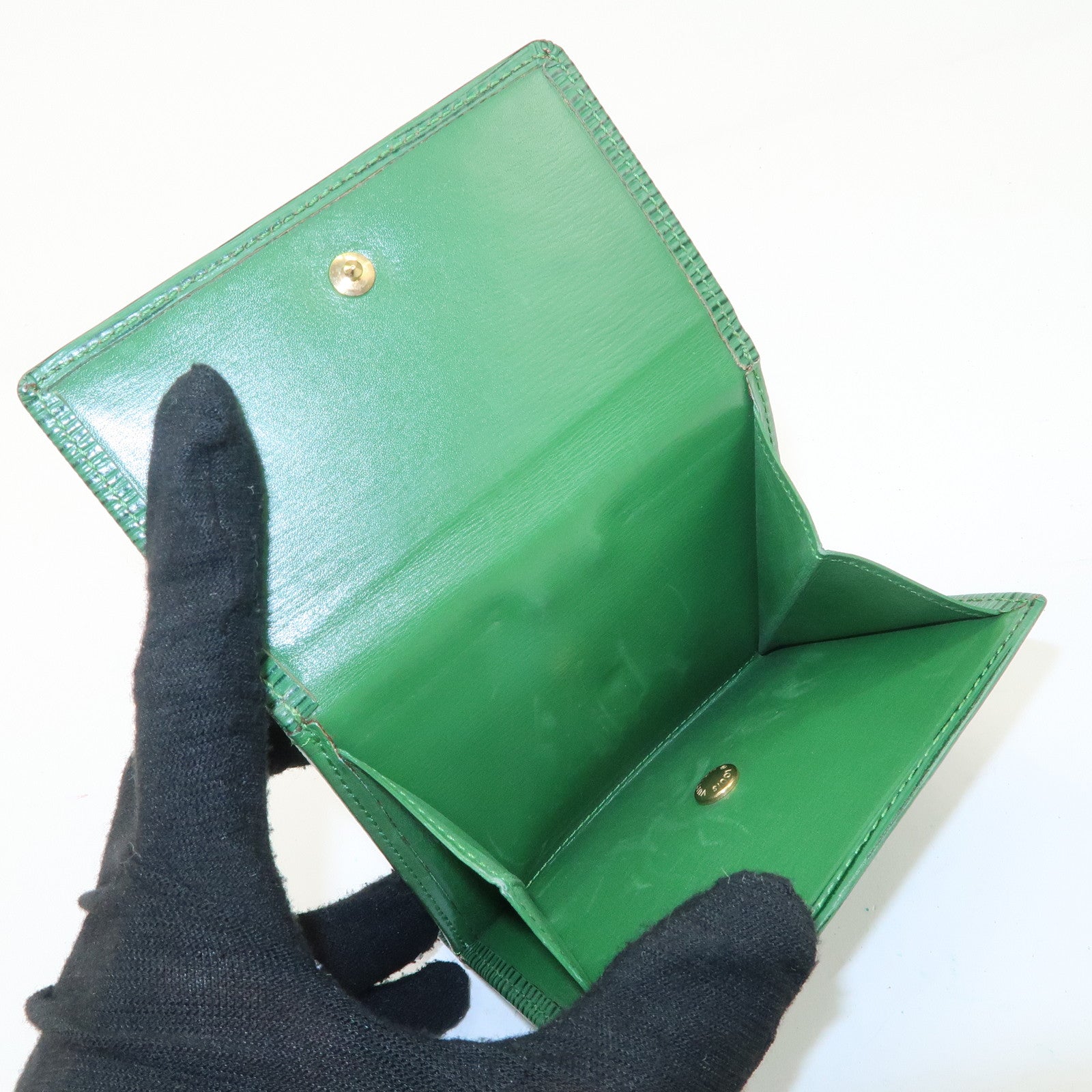 Louis Vuitton Epi Set of 2 Compact Wallet M63484 M63558 Used