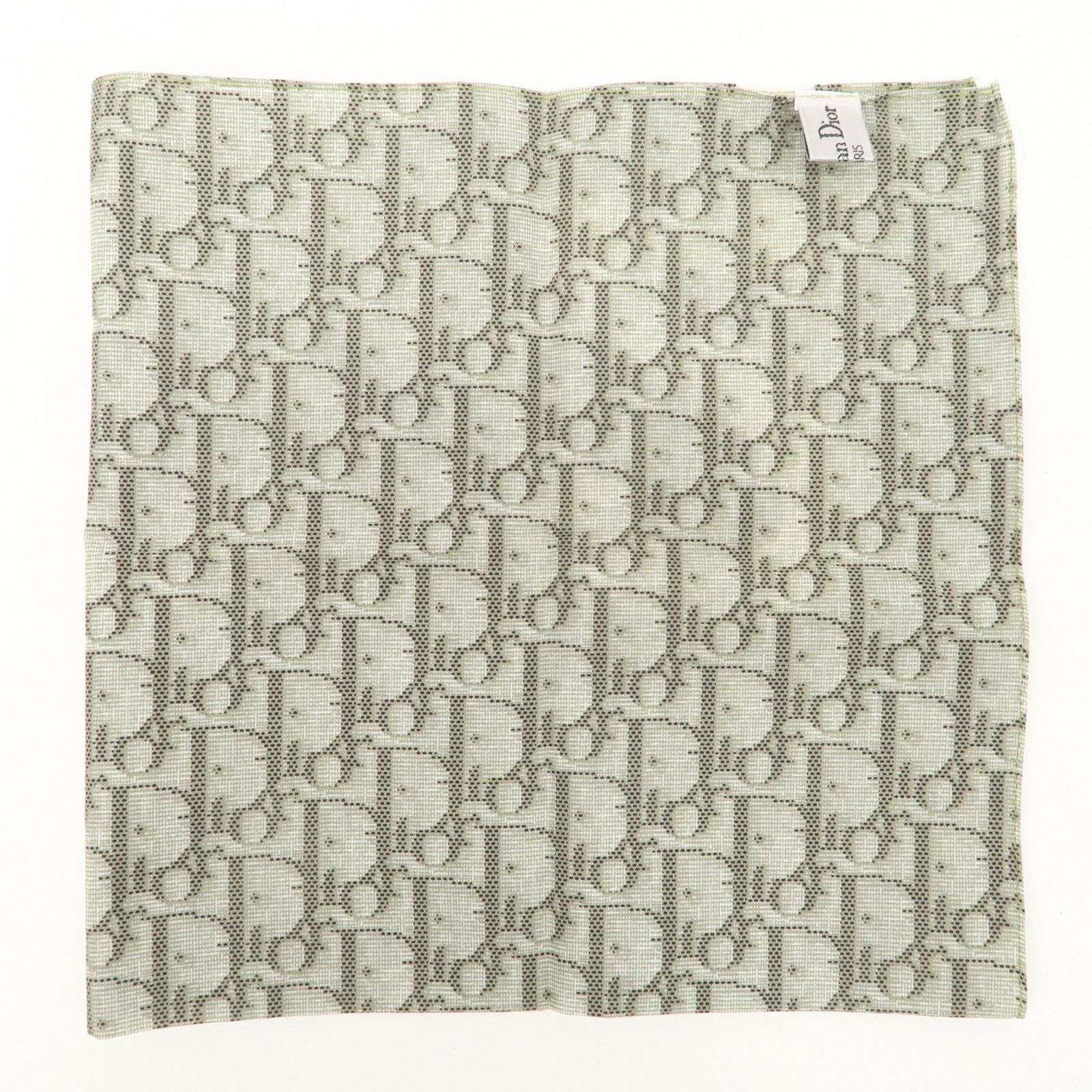 Christian Dior Trotter Set of 2 Cotton Scarf Green Red Used