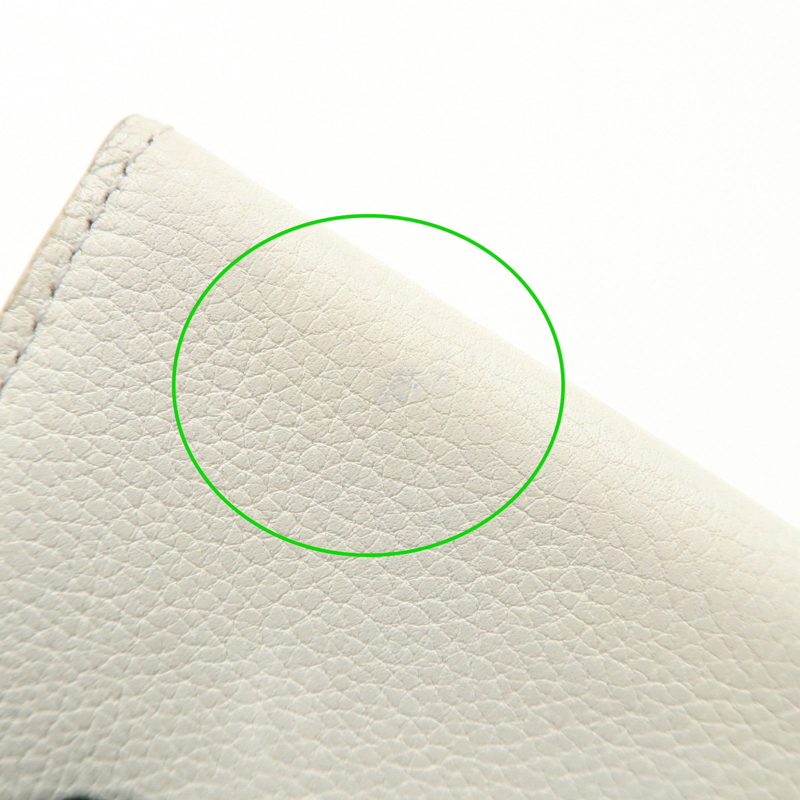 Louis Vuitton Portefeuille Lock Mini Wallet White M68482 Used