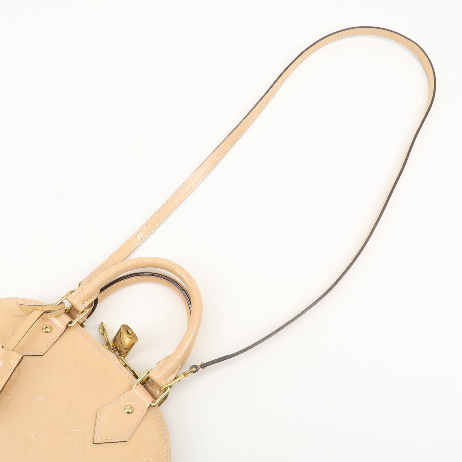Louis Vuitton Monogram Vernis Alma BB Rose Angelique M90064 Used