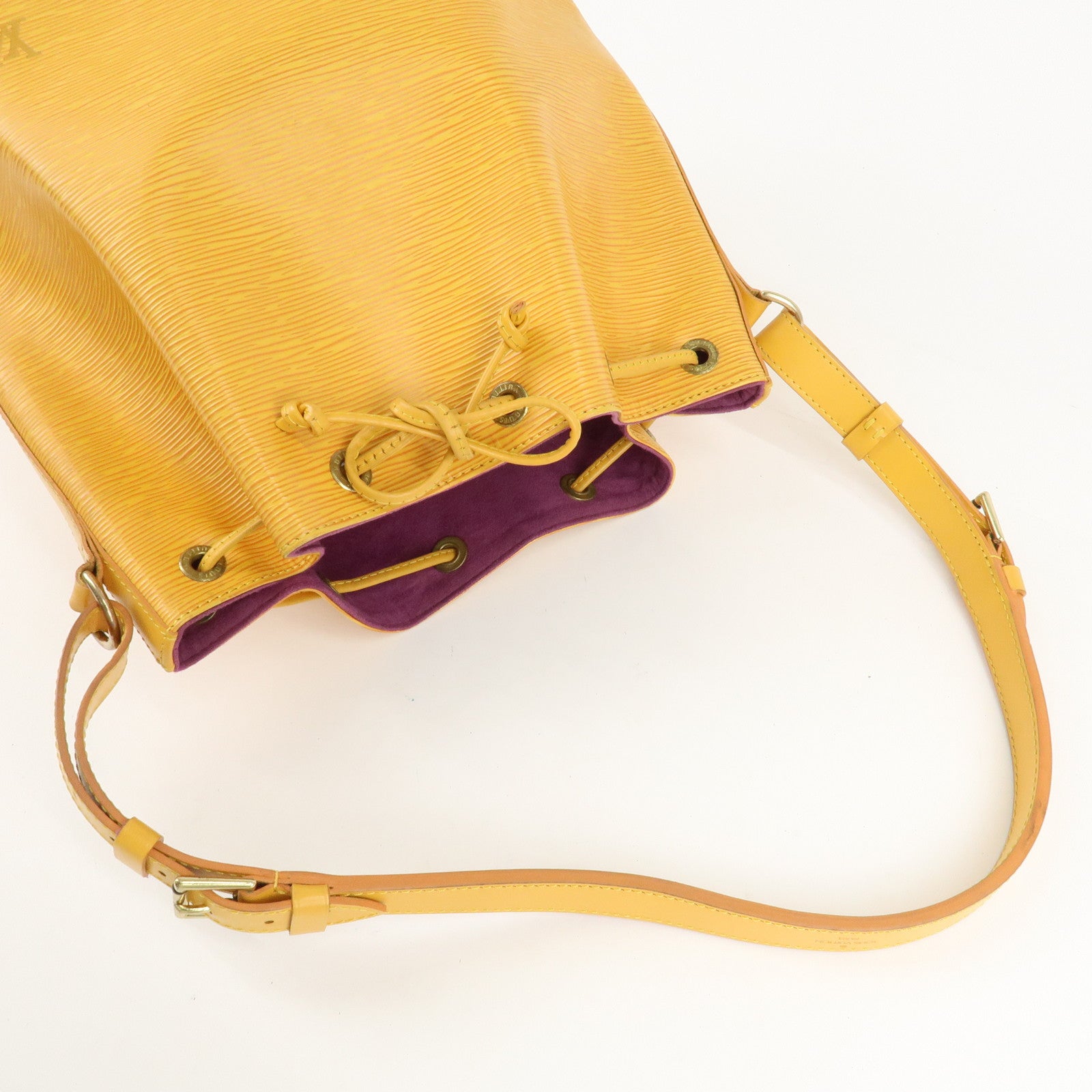 Louis Vuitton Epi Petit Noe Shoulder Bag Tassili Yellow M44109 Used