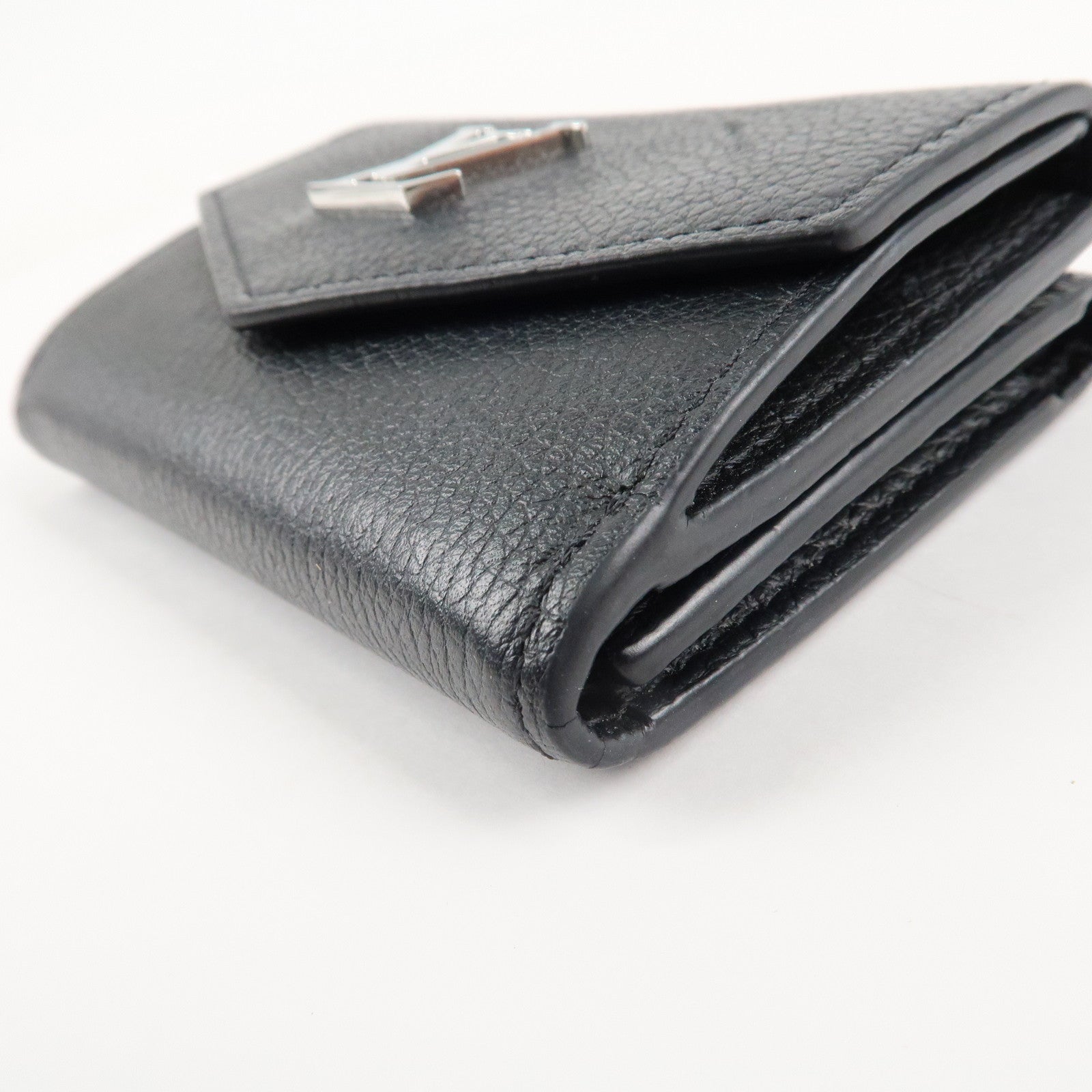 Louis Vuitton Lock Me Portefeuille Lock Mini Wallet Noir M63921 Used