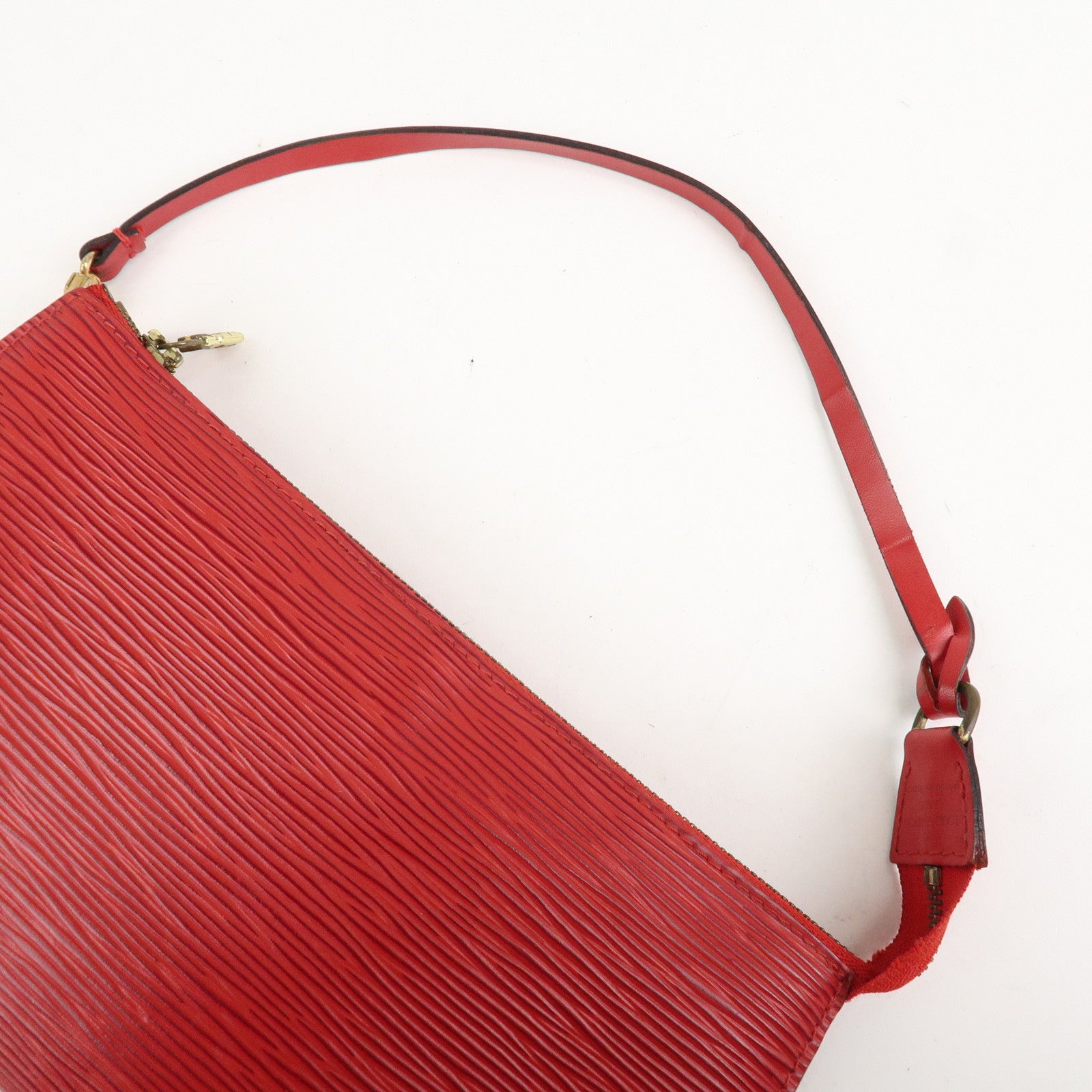 Louis Vuitton Epi Pochette Accessoires Pouch Castilian Red M52947 Used
