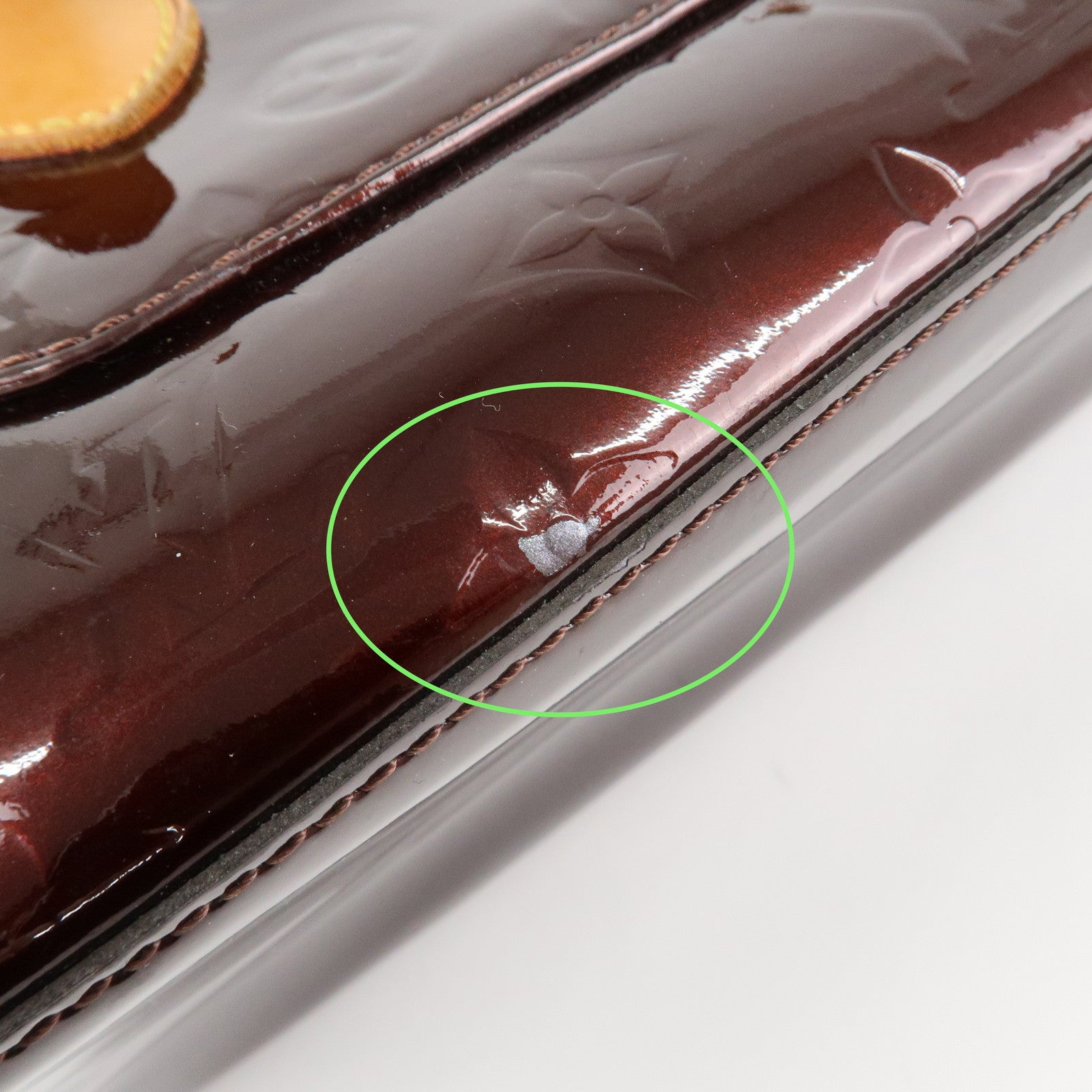 Louis Vuitton Monogram Vernis Rosewood Avenue Hand Bag M93510 Used