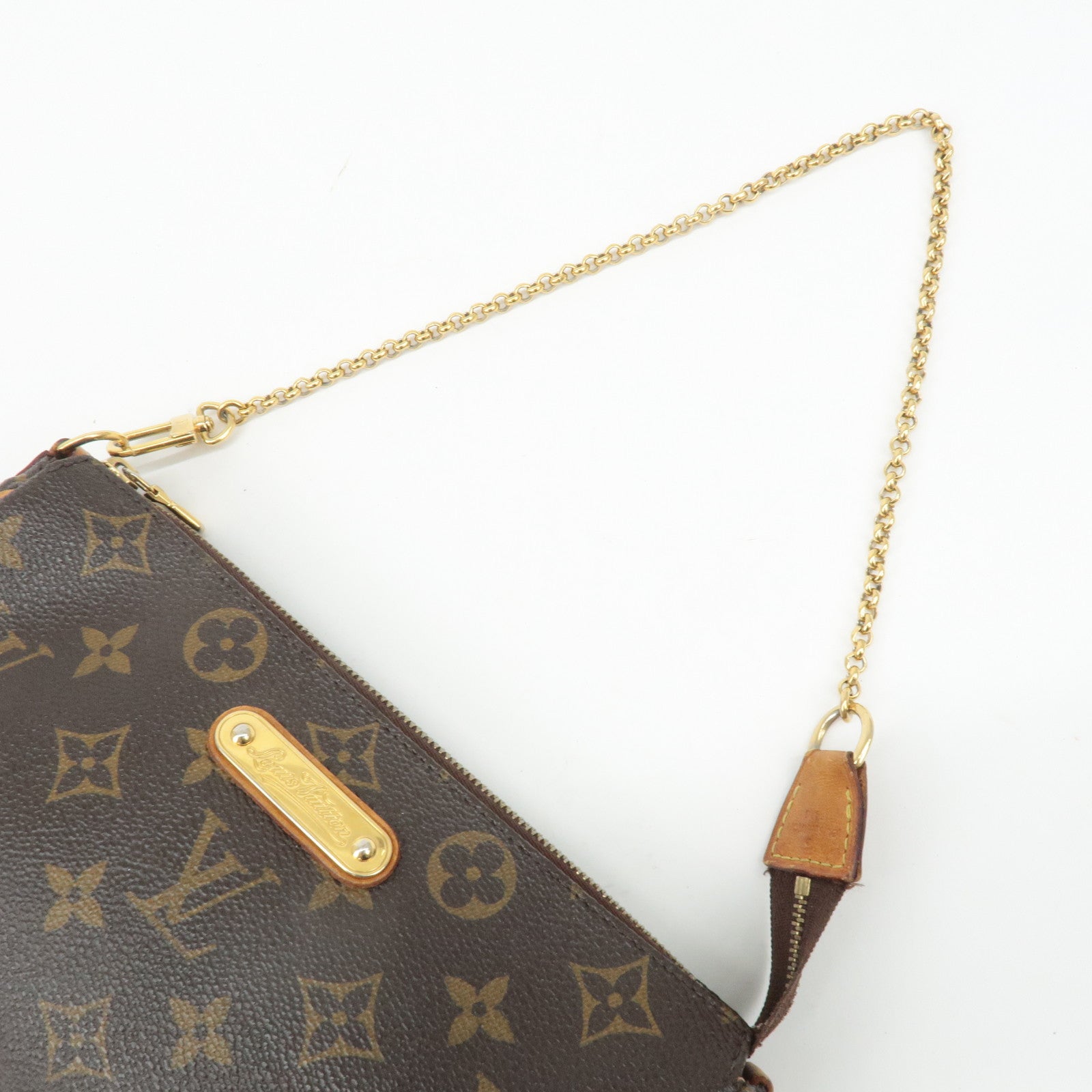 Louis Vuitton Monogram Eva 2 Way Pouch Shoulder Bag M95567 Used